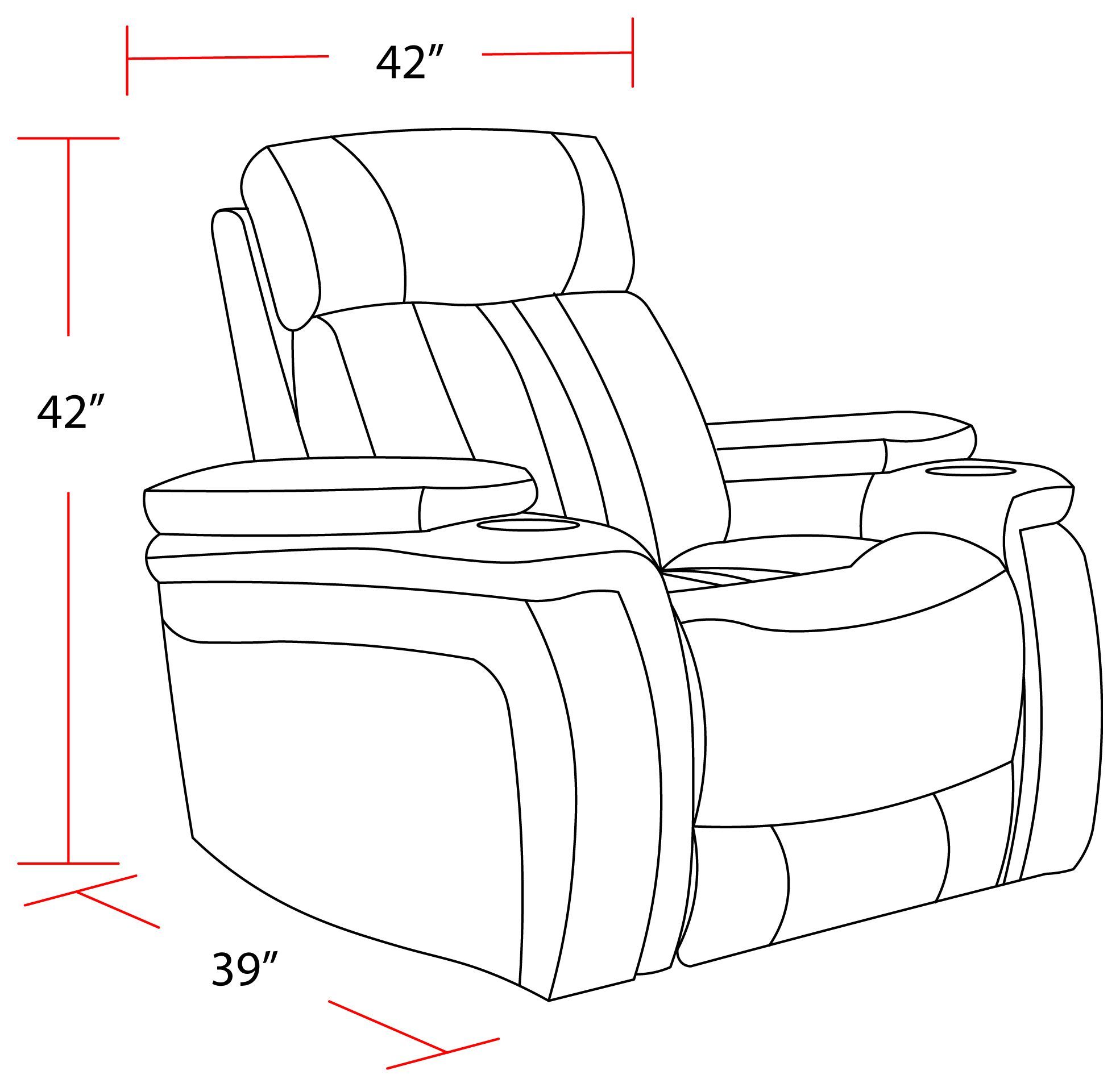 Royce Midnight Power Recliner