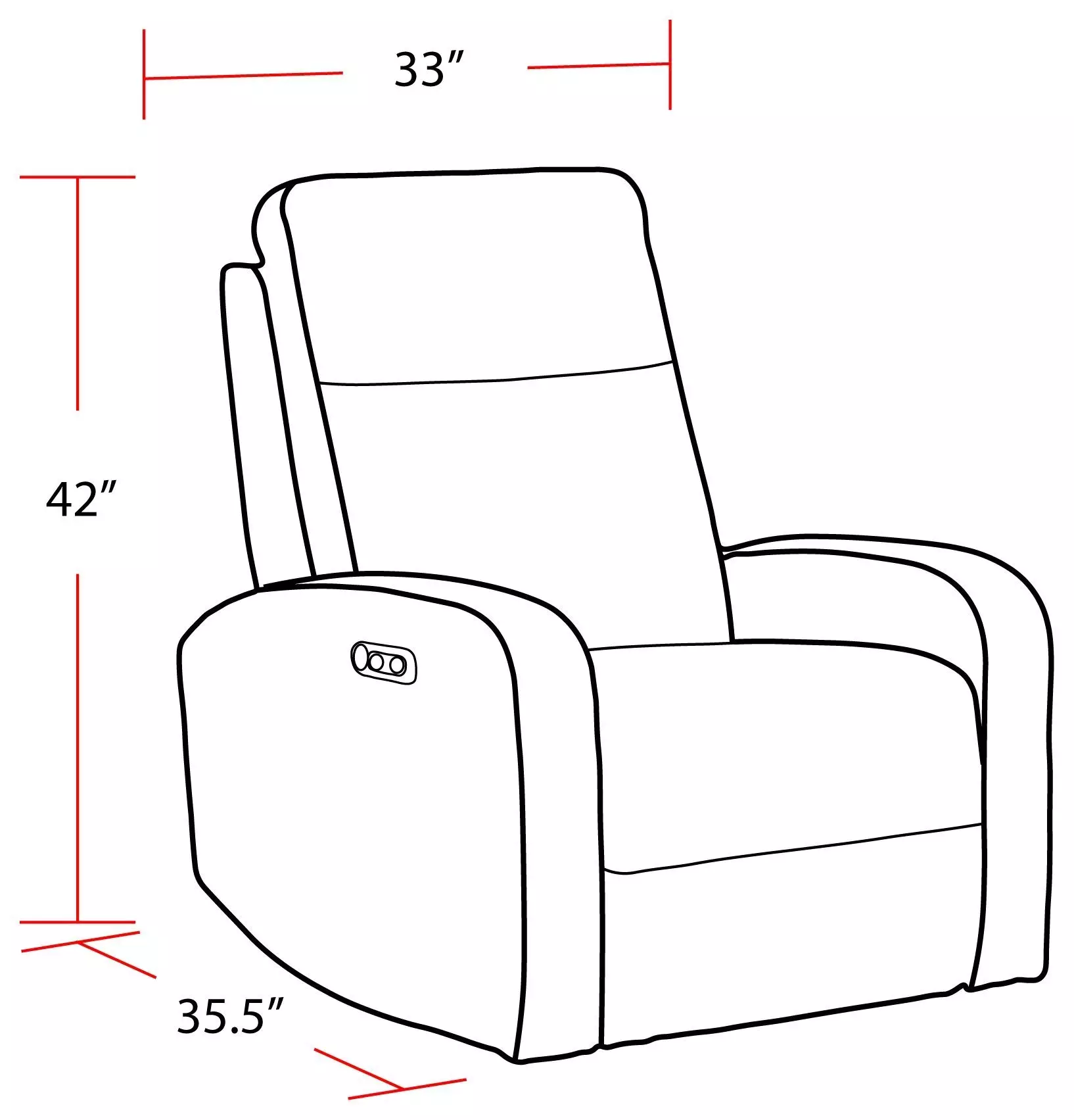 Thriller Natural Beauty Grey Power Swivel Glider Recliner