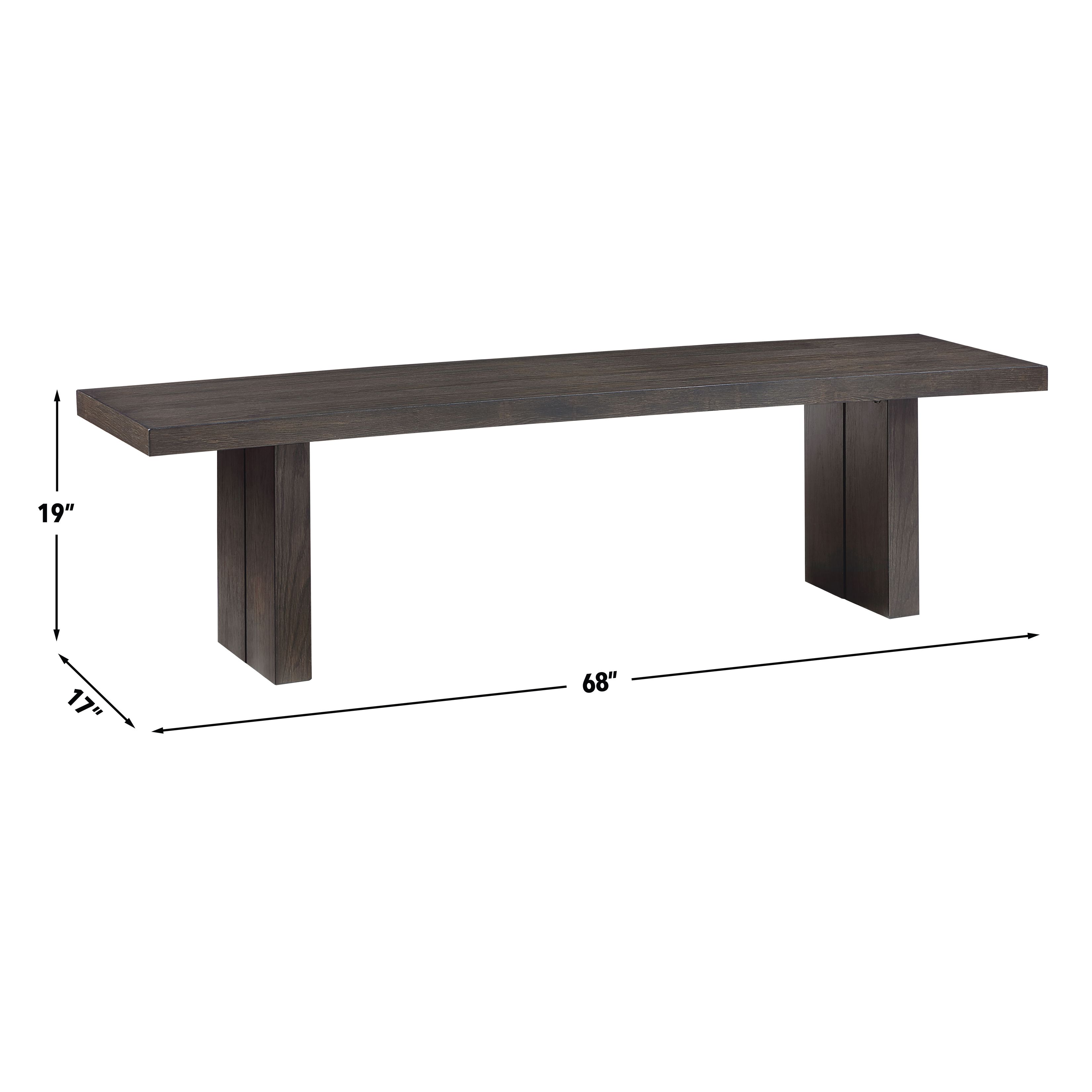 Evan Brown 68" Dining Bench