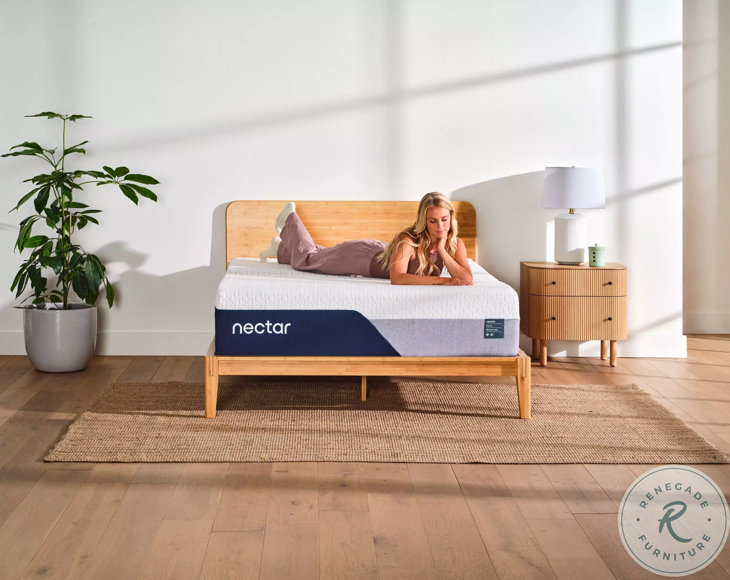 Nectar Foam Premier 5.1 White King Mattress From Ashley Furniture