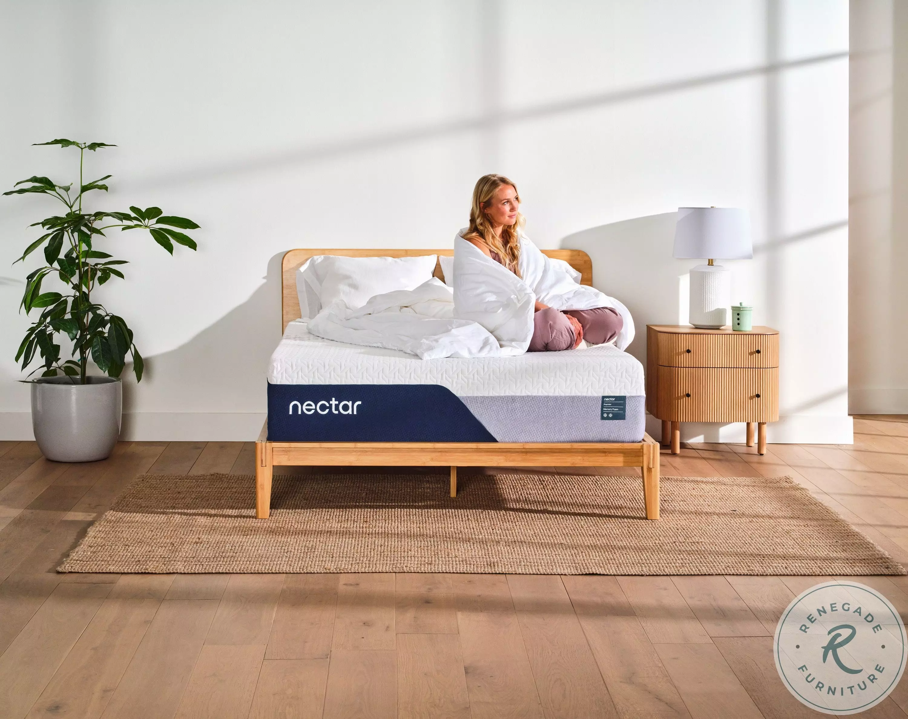 Nectar Foam Premier 5.1 White Twin XL Mattress From Ashley