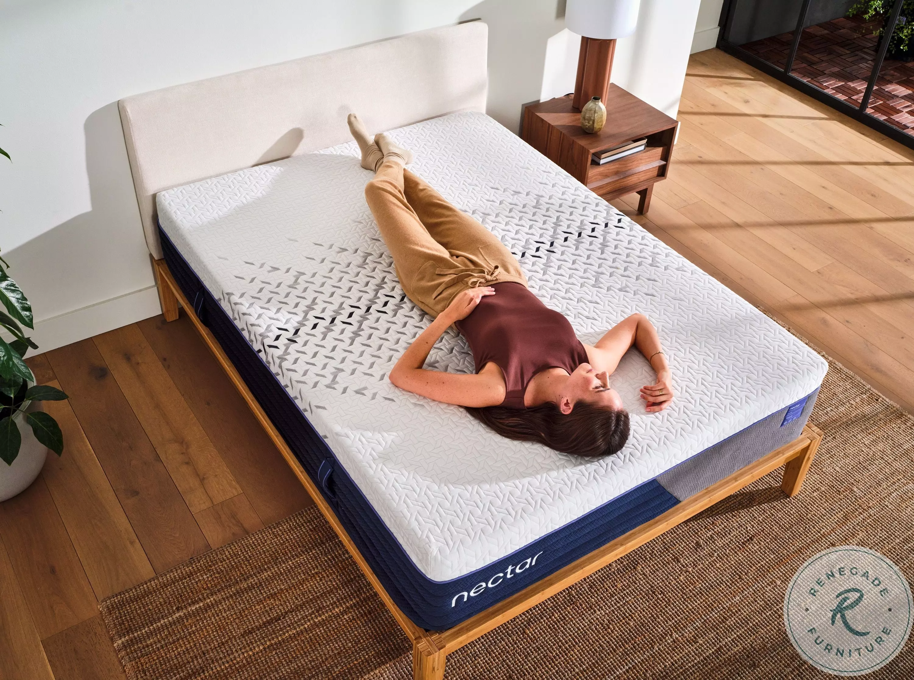 Nectar Hybrid Luxe White King Mattress From Home Gallery