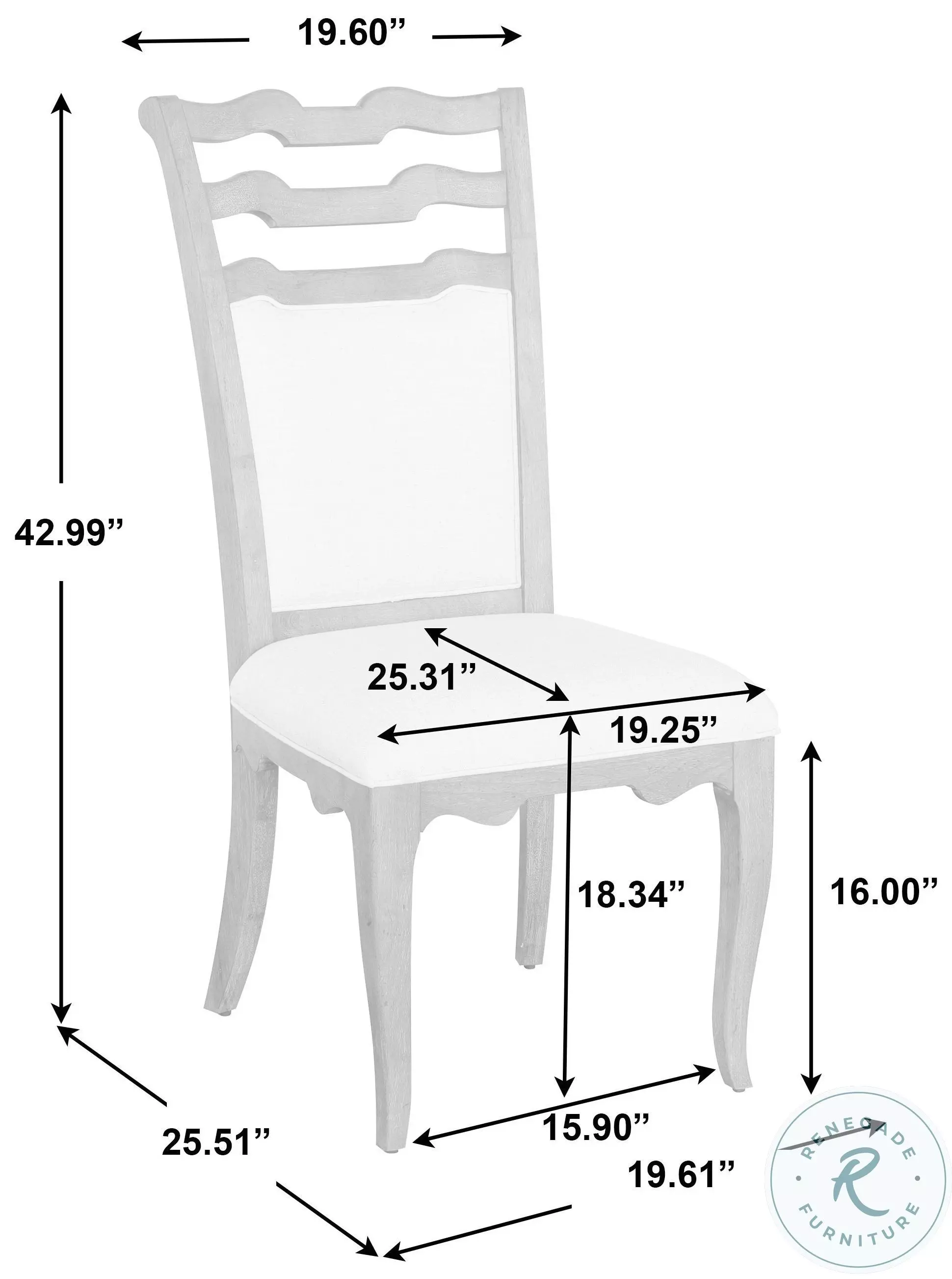Stonegate Brown Side Chair Set of 2