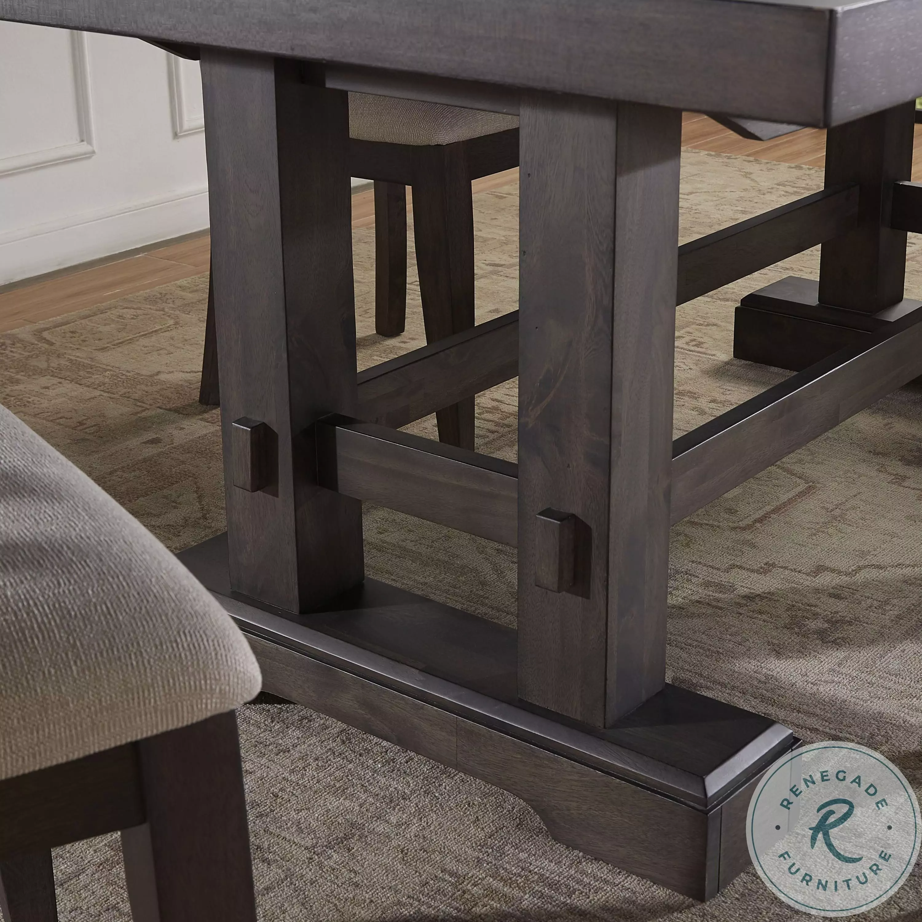 Napa Dusky Cedar Extendable Dining Table from Steve Silver