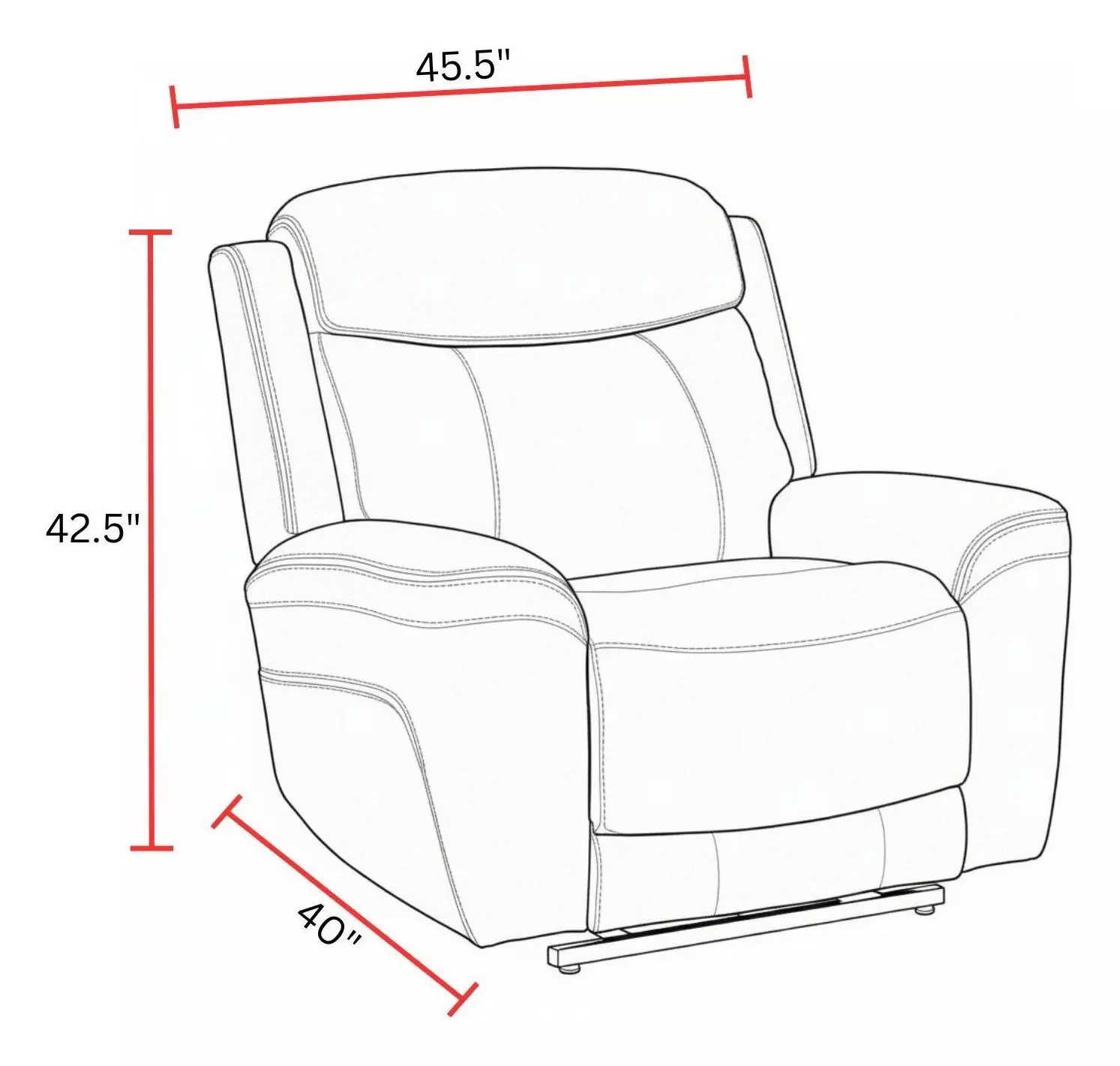 Callahan Sydney Evening Lay Flat Power Lift Recliner with Heat and Massage