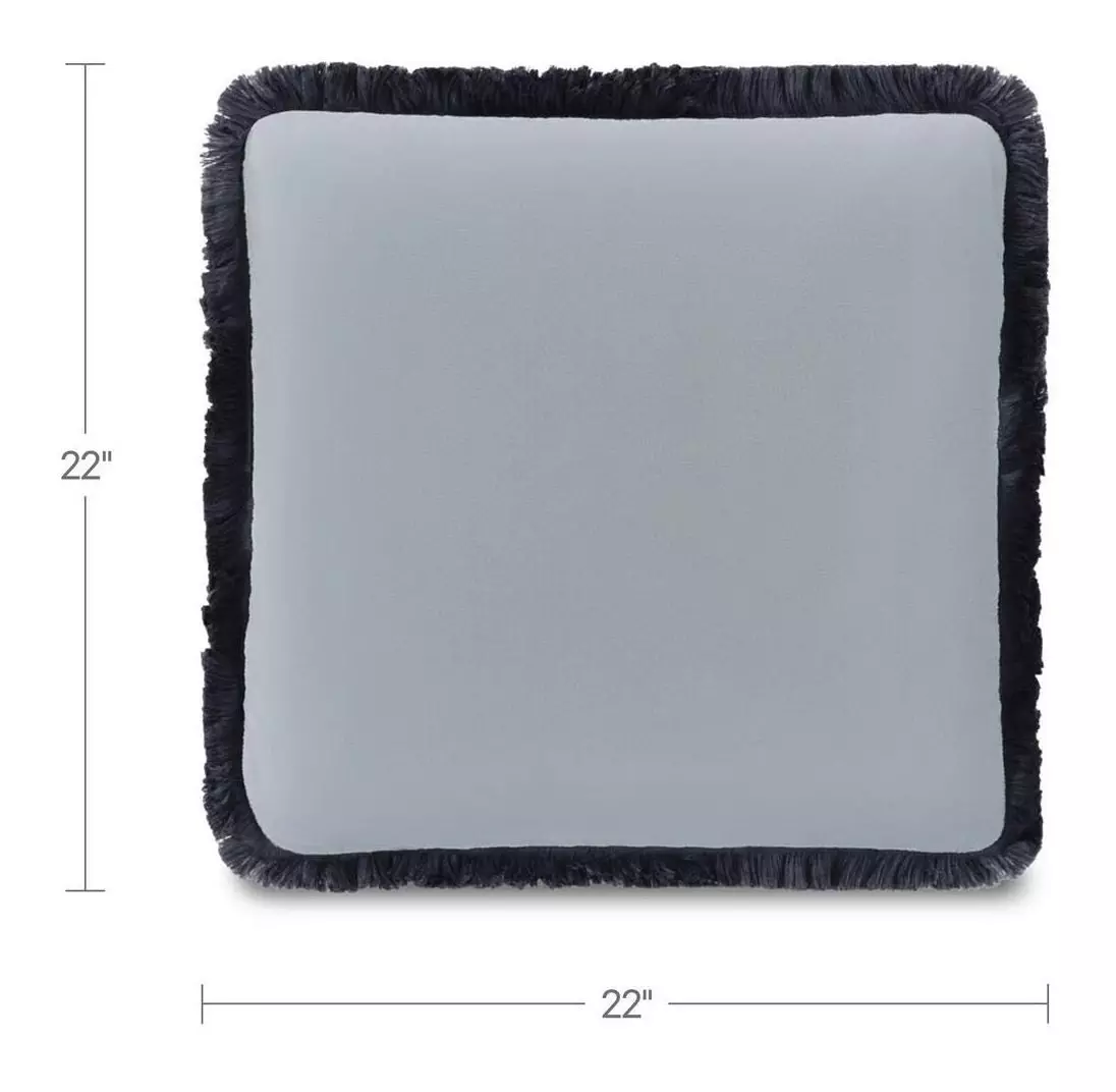Yasmin Light Blue Square Cushion