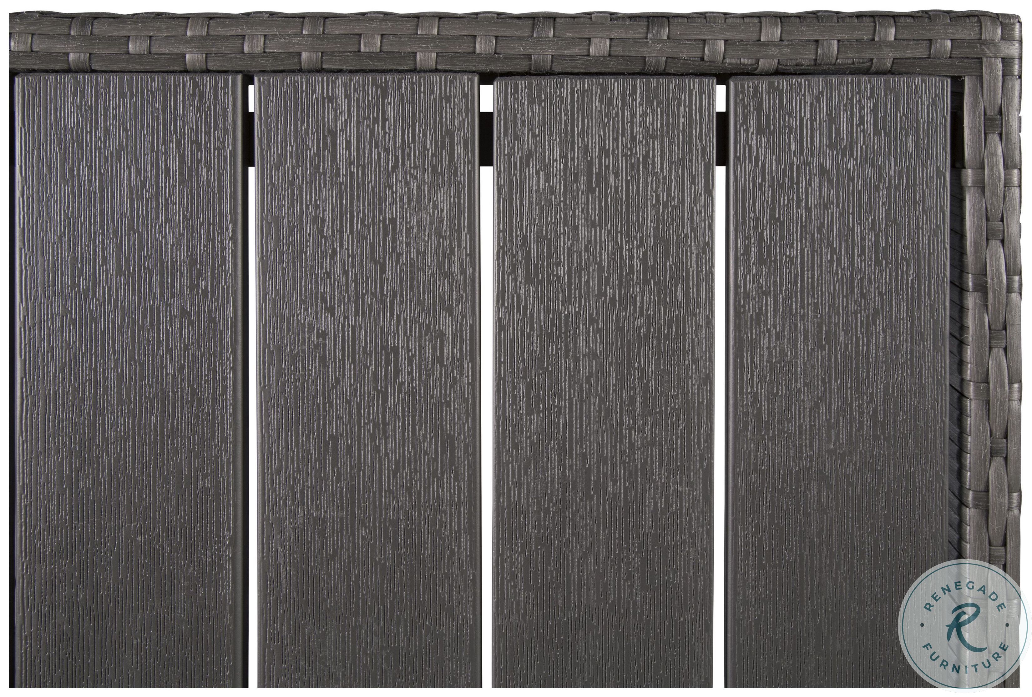 Cherry Point Gray 4 Piece Outdoor LAF Sectional From Ashley Furniture