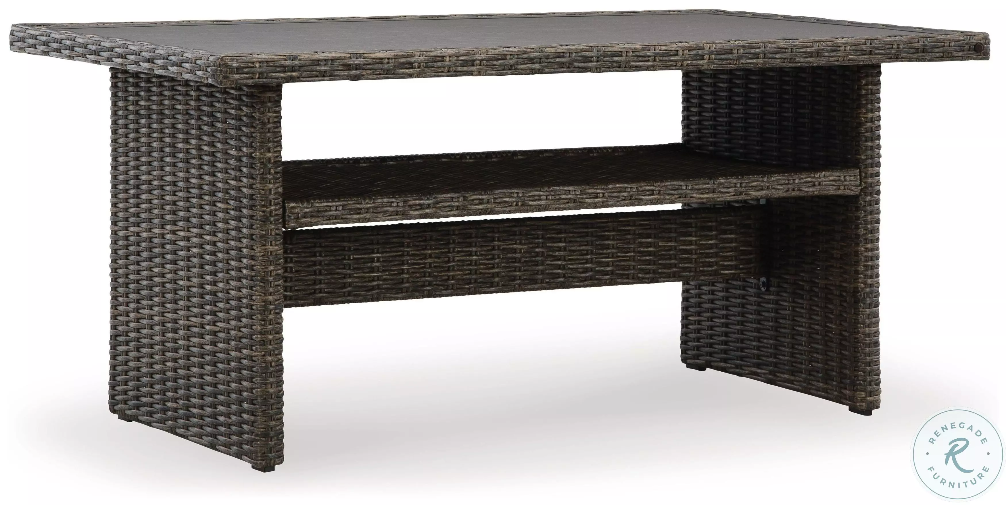 Brook Ranch Brown Outdoor Dining Table From Ashley Furniture