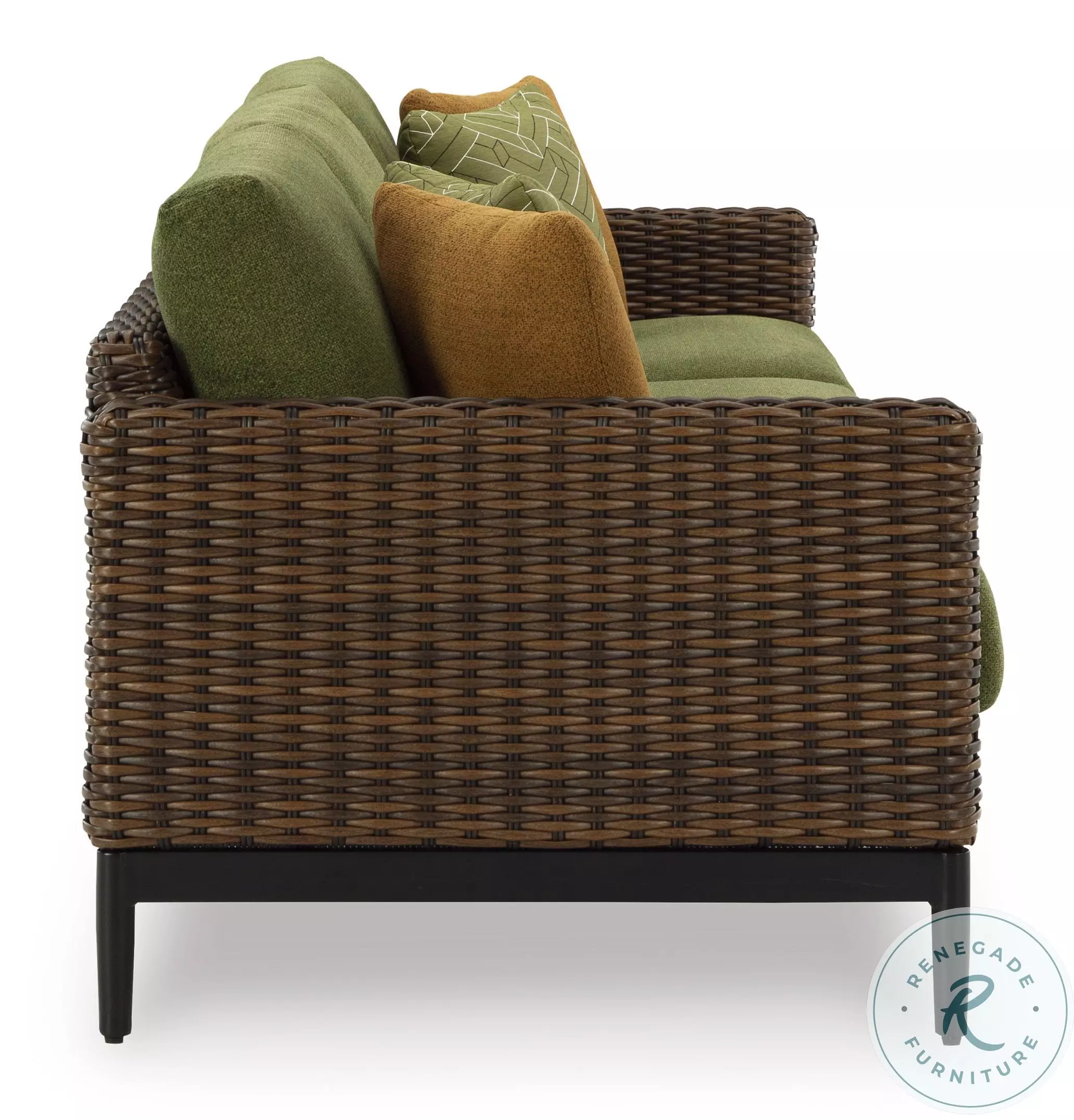 Horizon Hall Green Outdoor Sofa From Ashley Furniture | Coleman