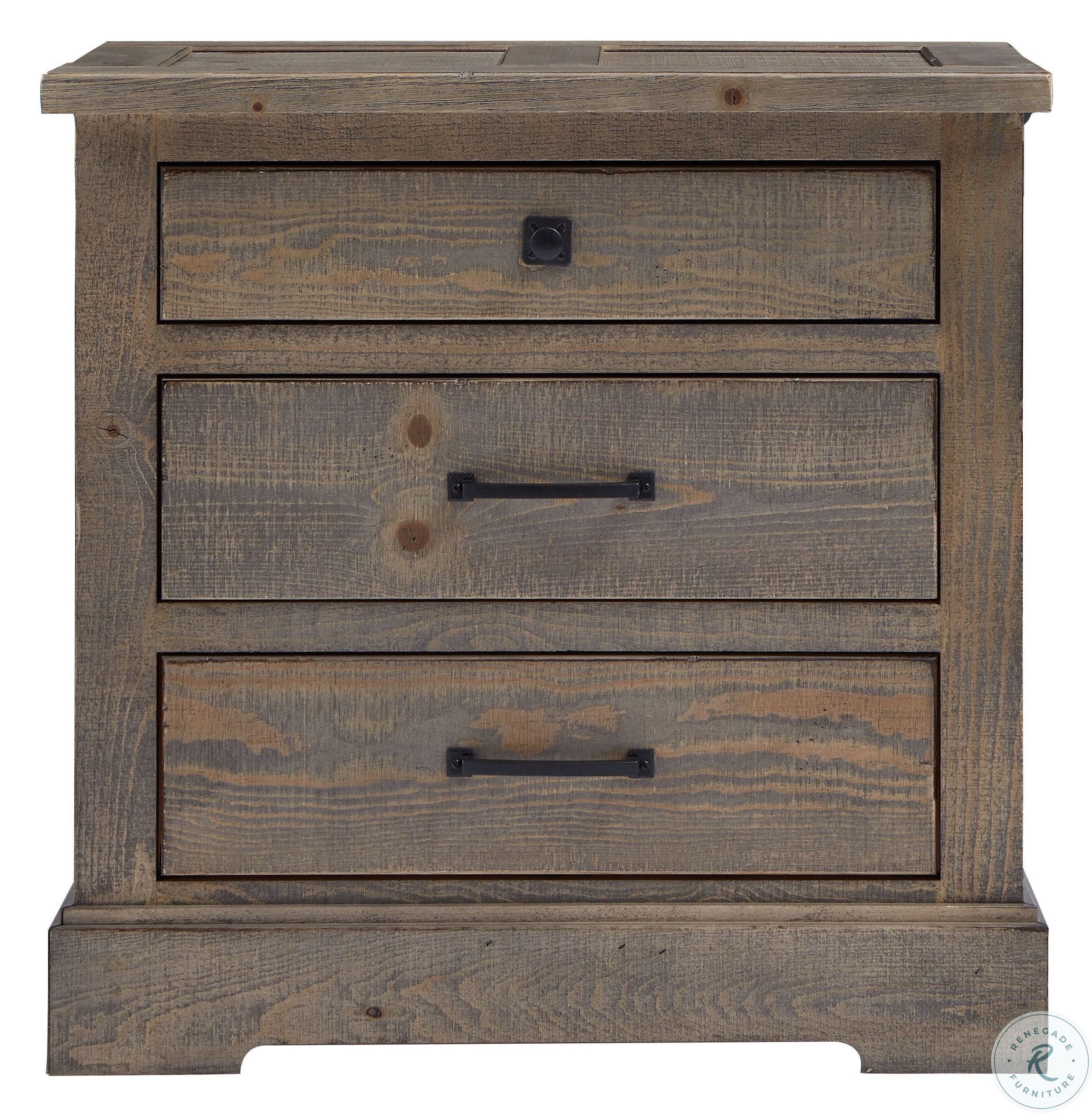 Meadow Weathered Gray Nightstand from Progressive Furniture Coleman