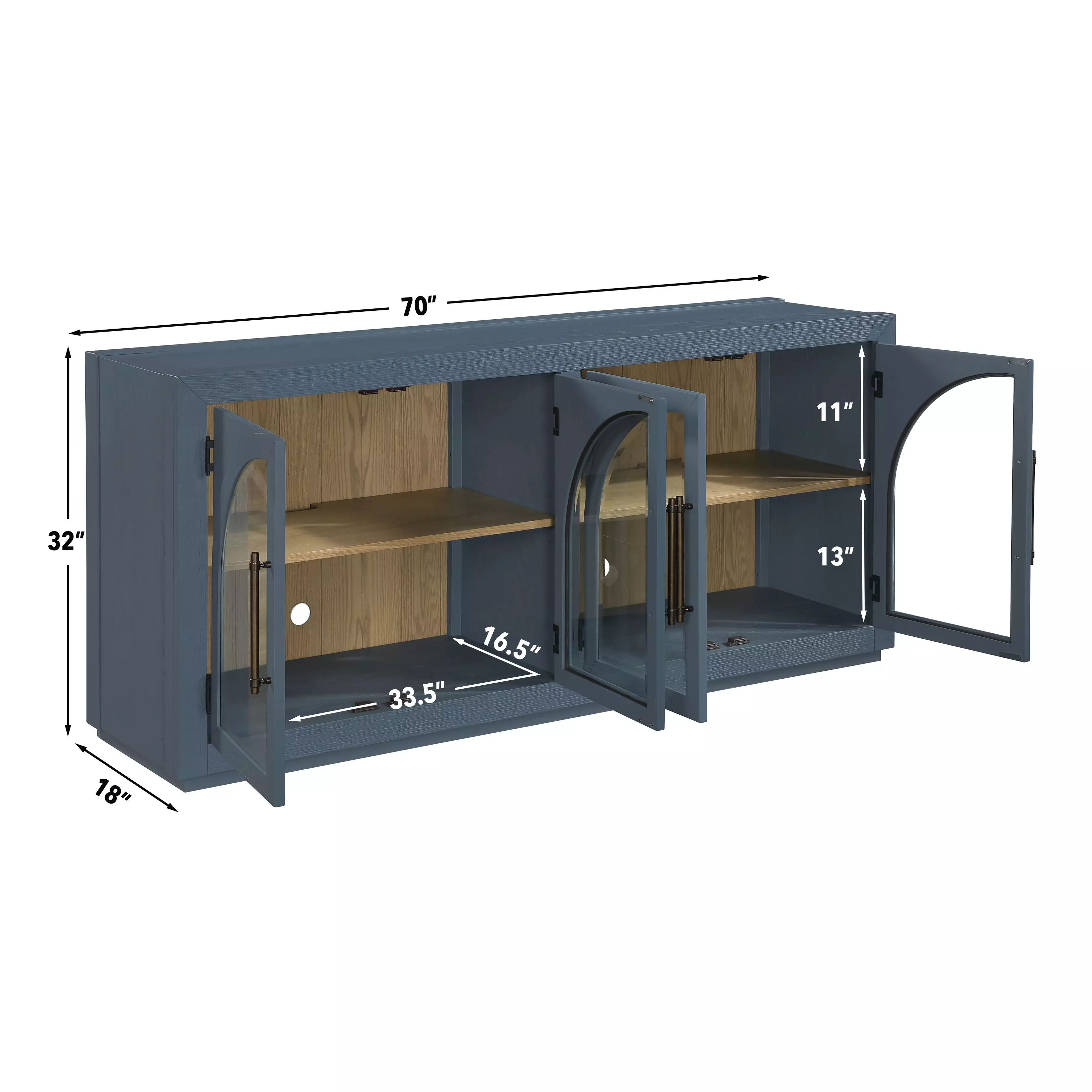 Magnolia Blue 4 Door Server