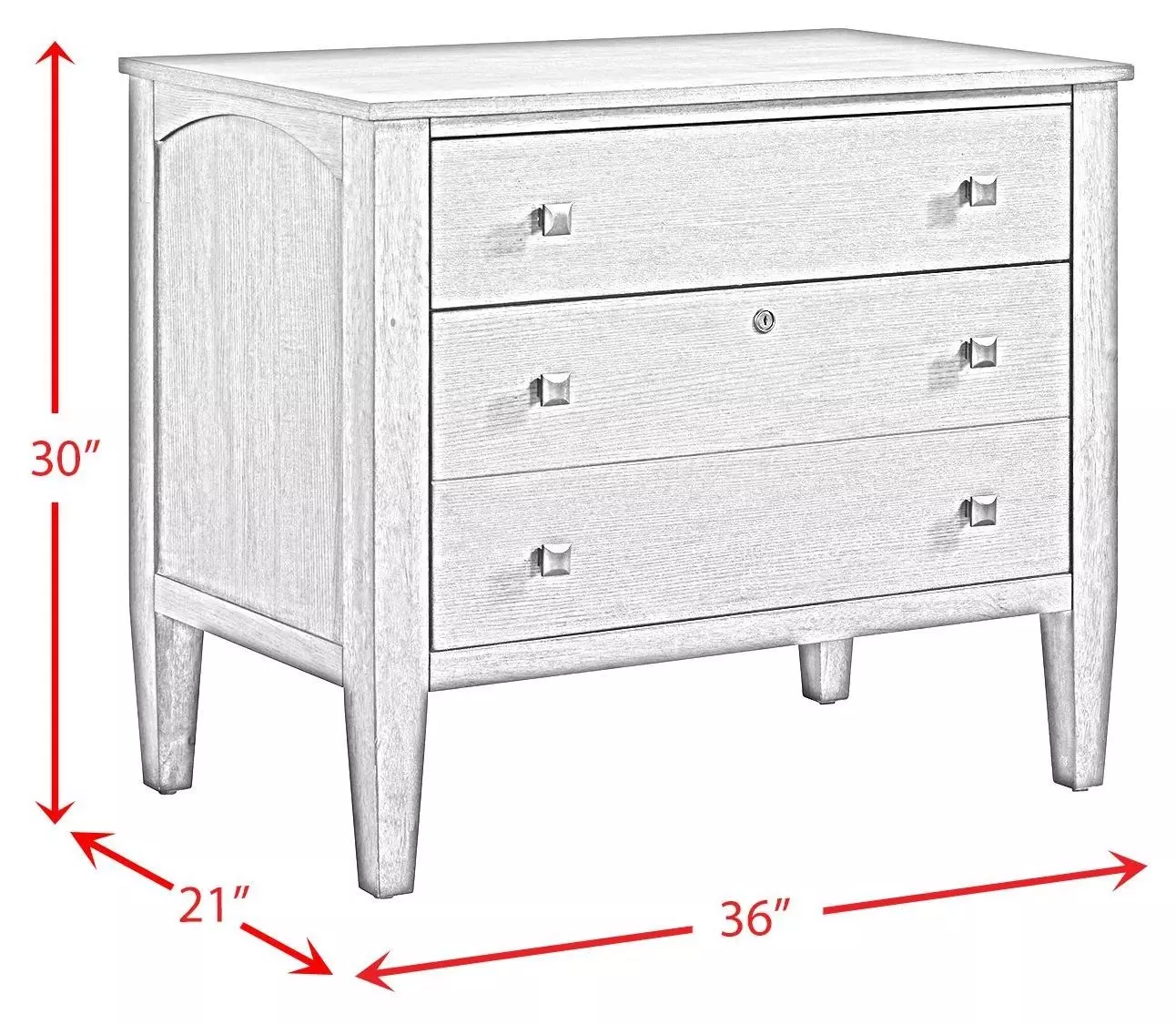 Beth Brown Oak File Cabinet