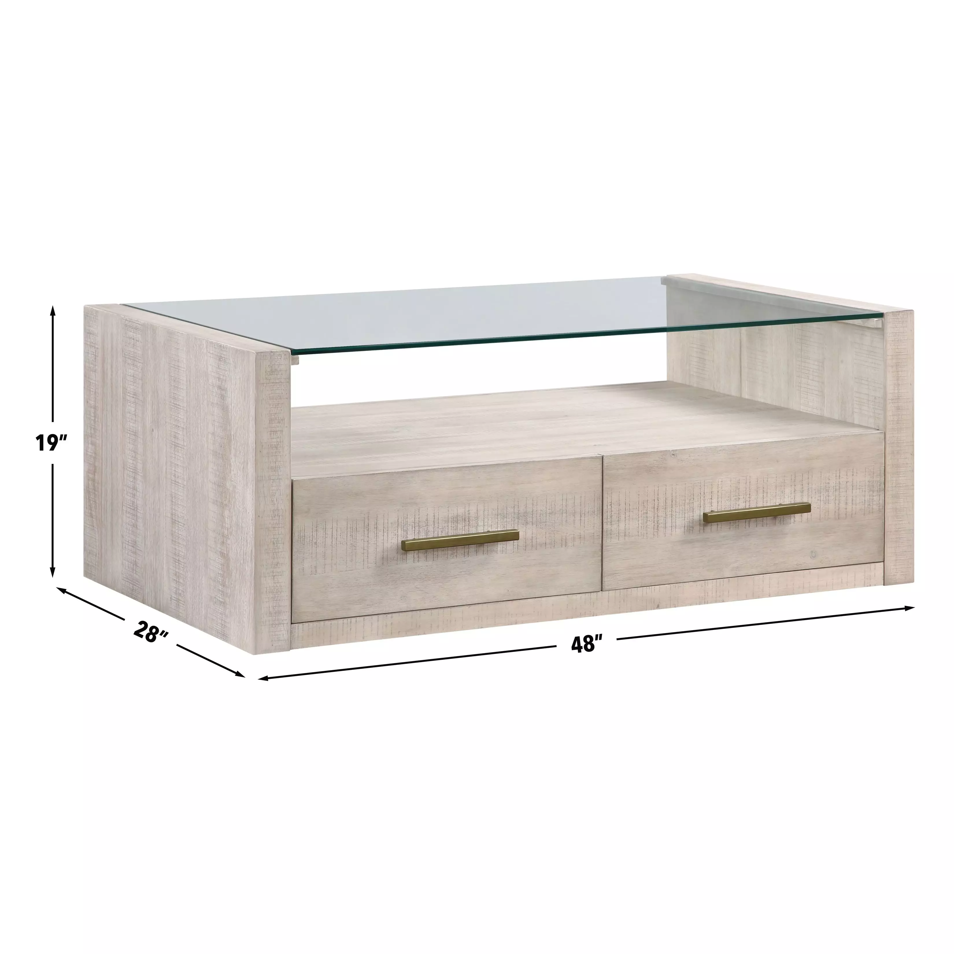 Garland Blonde Rectangular Cocktail Table