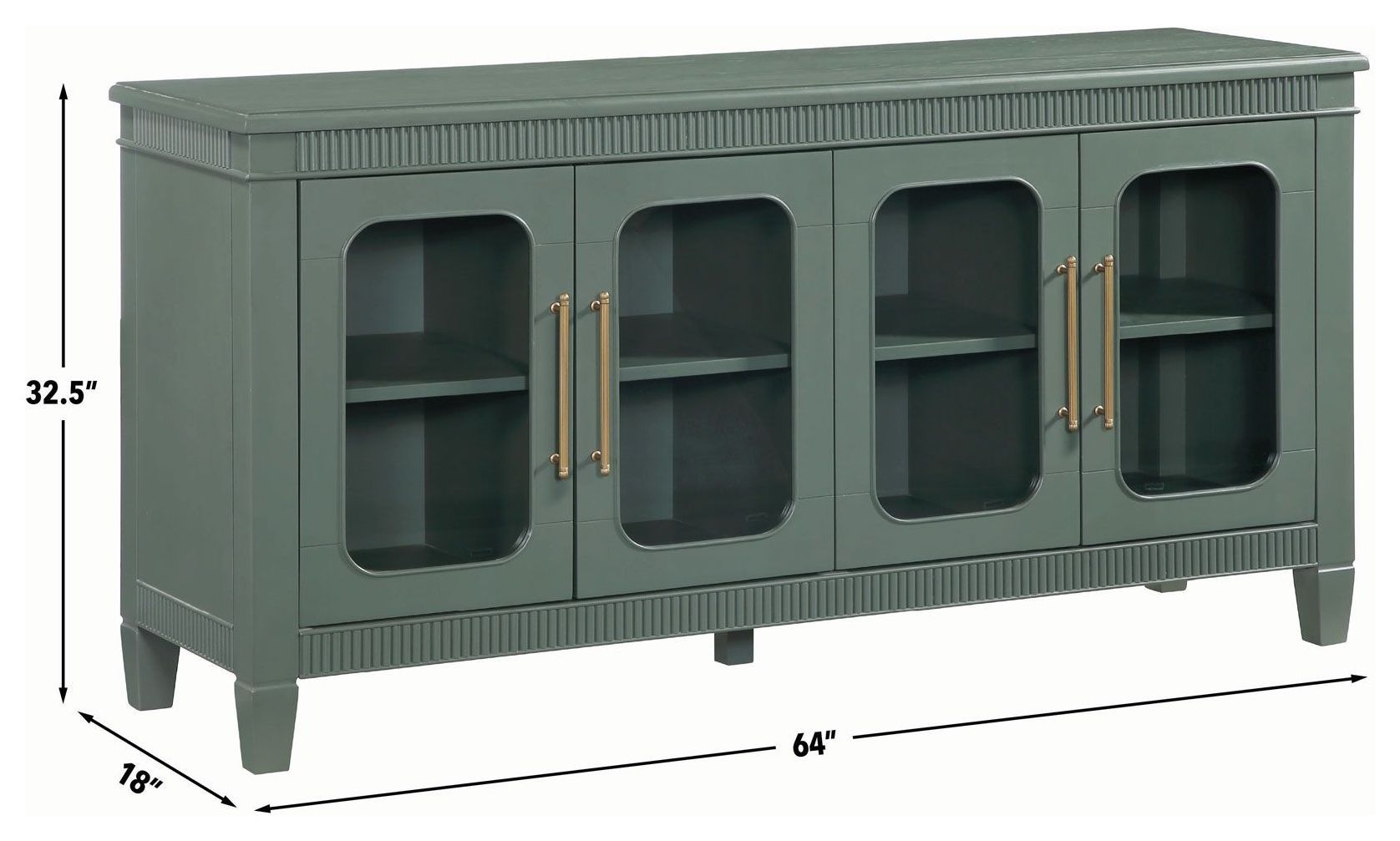 Preston Green 4 Door Server