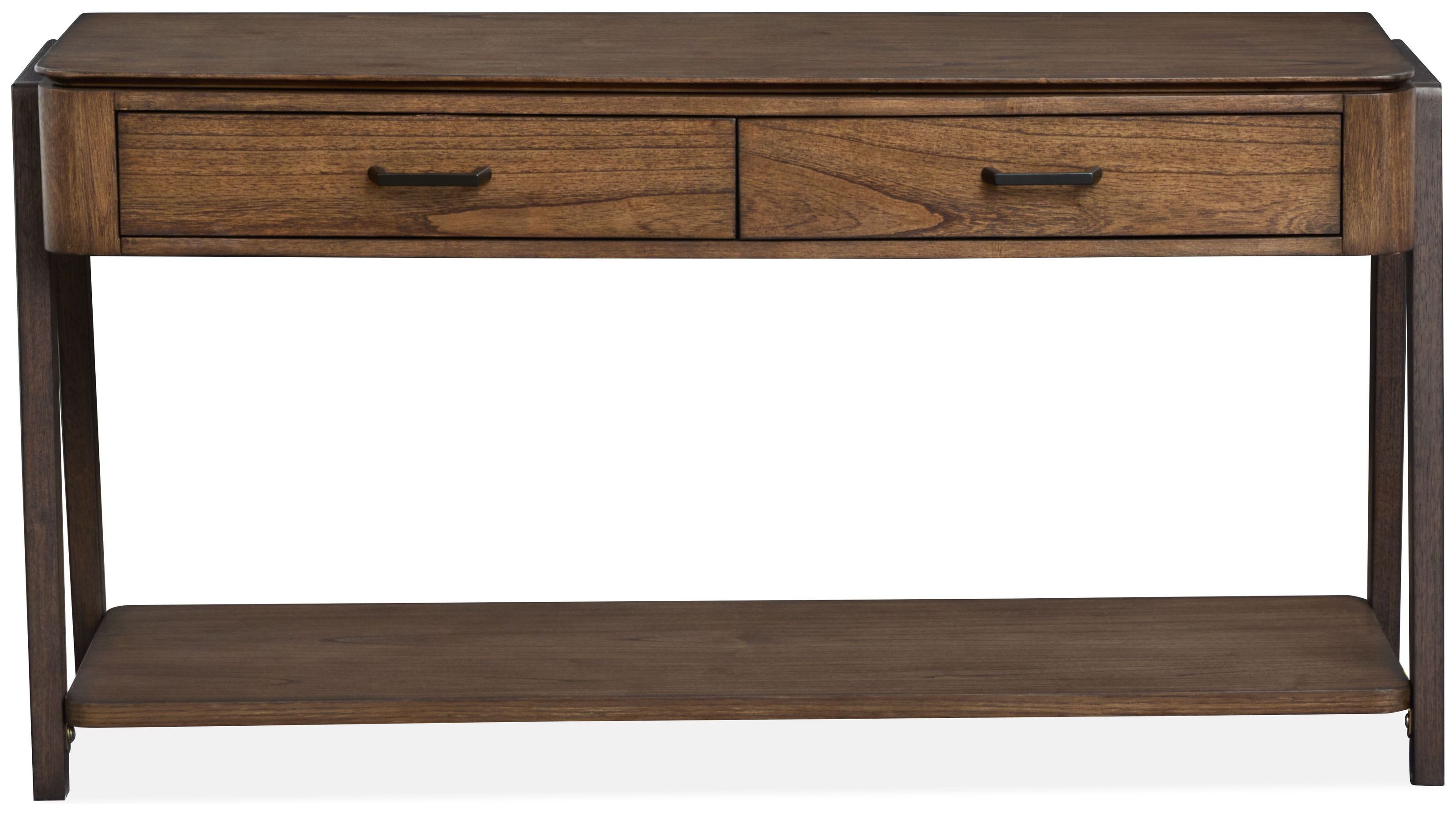 Hallie Milk Chocolate and Dark Chocolate Rectangular Sofa Table From ...