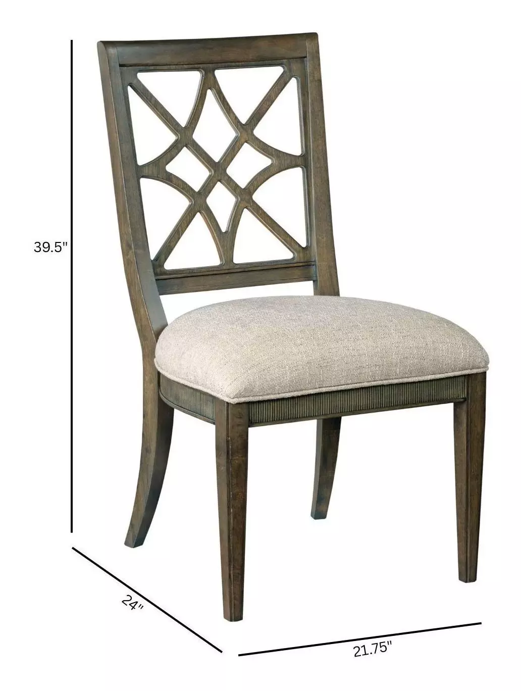 Savona Versaille Painted Upholstered Genieve Side Chair Set of 2