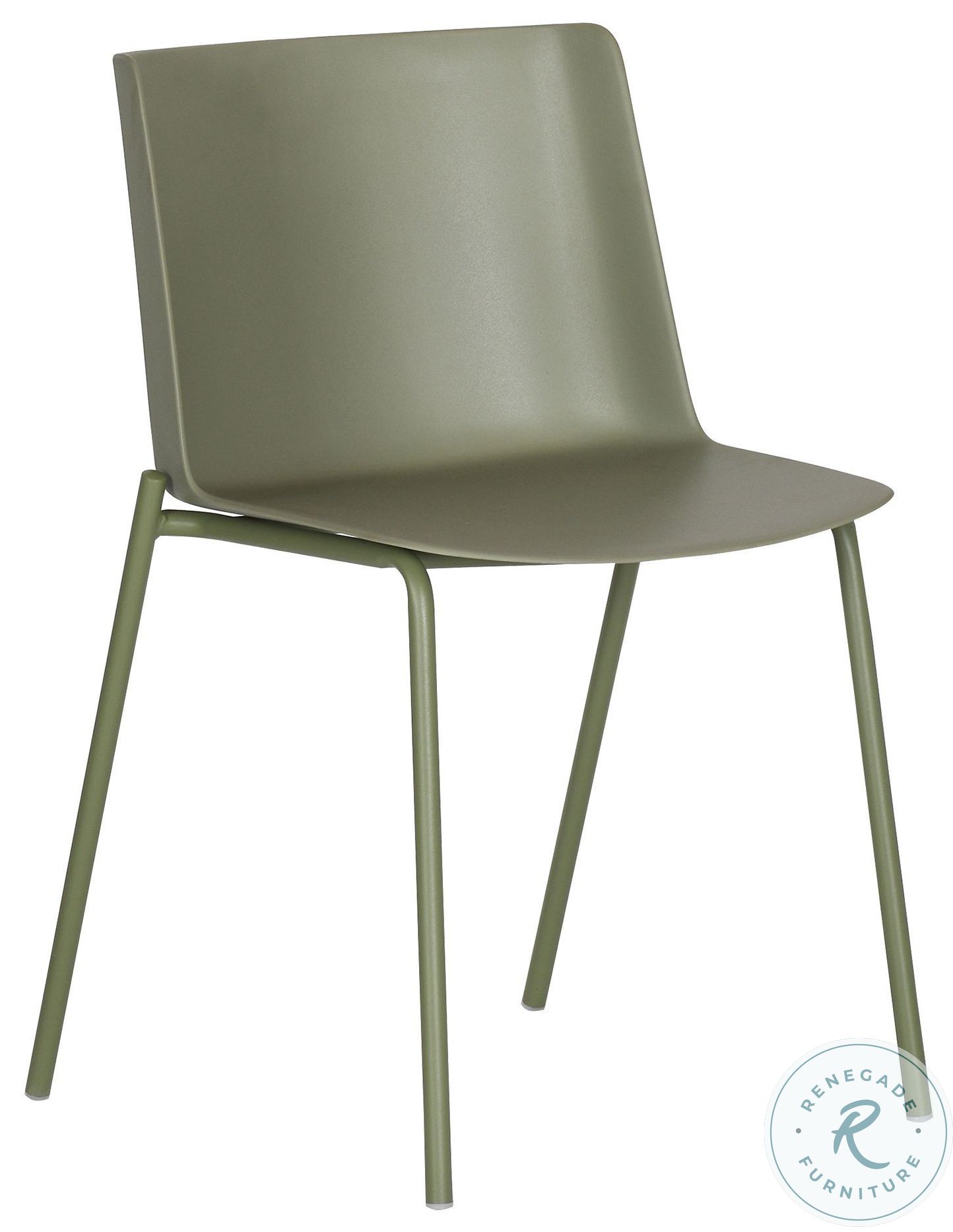 Silla Sage Green Outdoor Armless Chair Set Of 2 From Moes Home