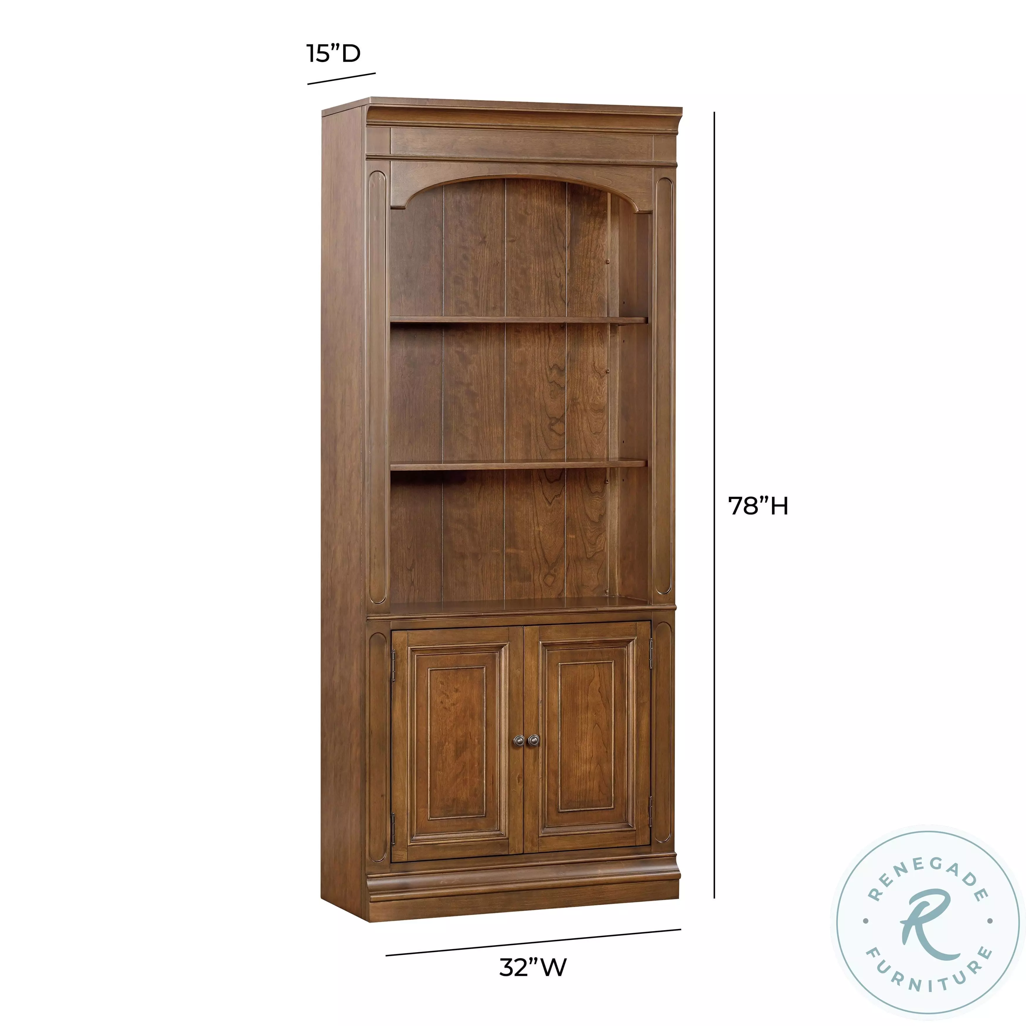 Roanoke Cherry Bookcase