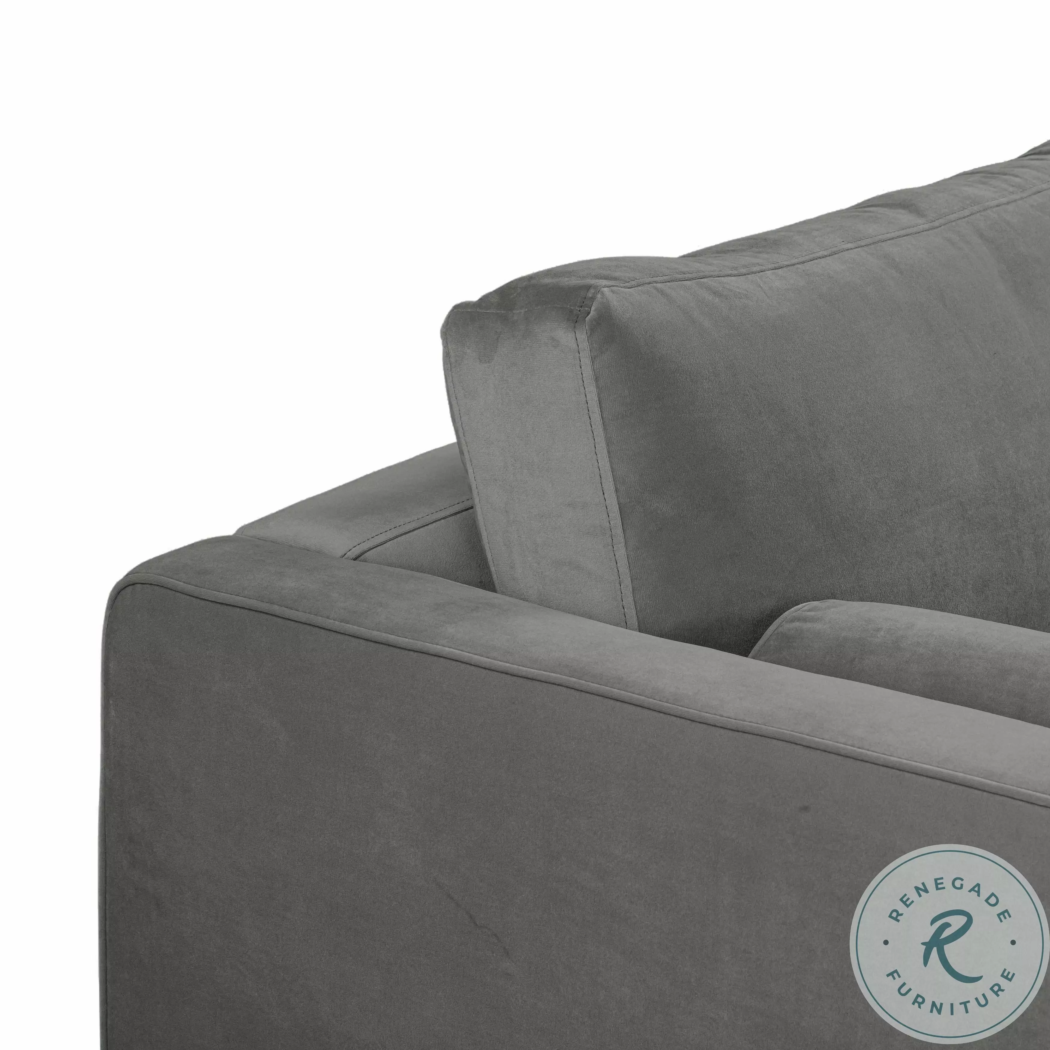Custom Made Ash Grey Velvet Blend Cushion Cover / Pillow Case - Any Size - Handmade