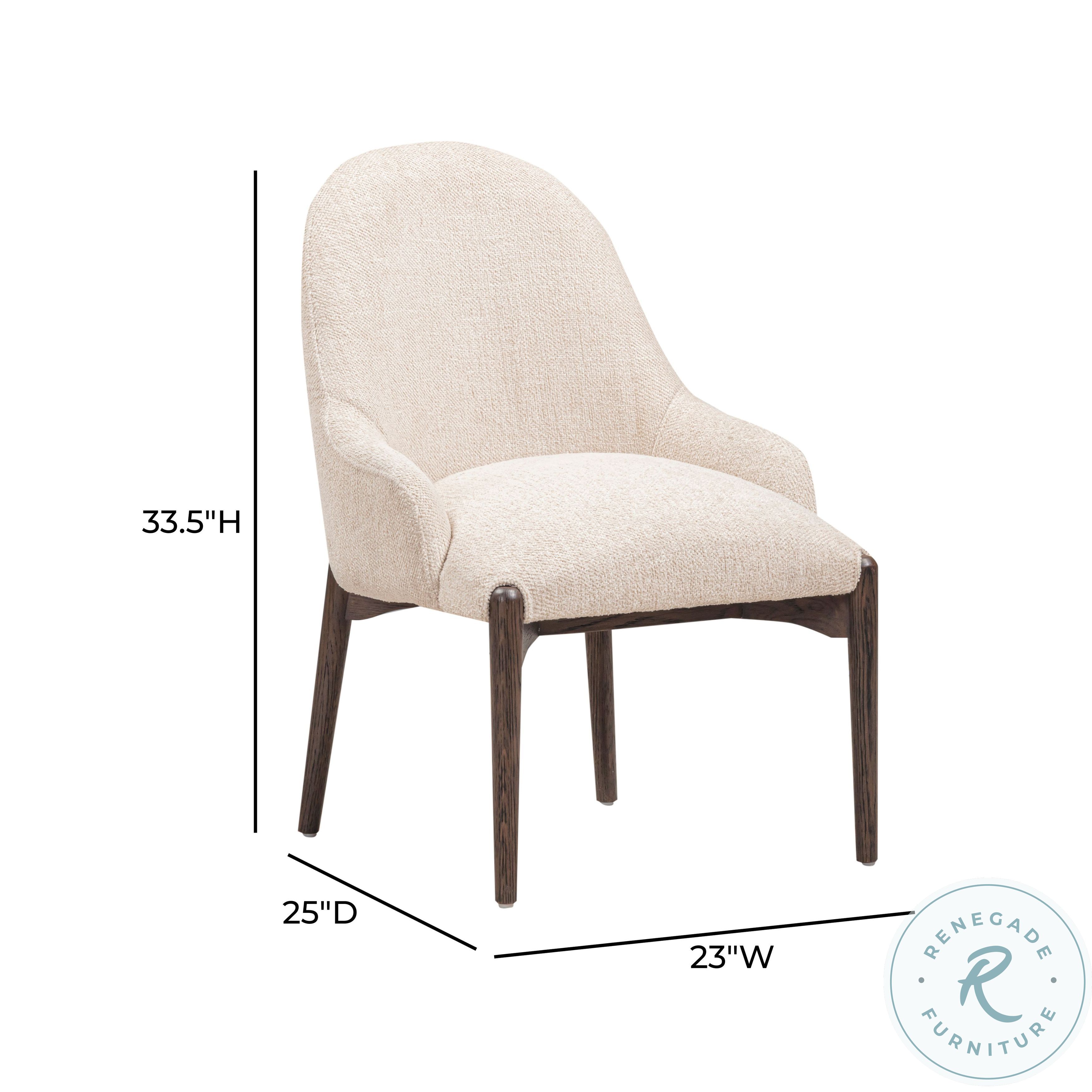 Glendale Beige Performance Fabric Dining Chair