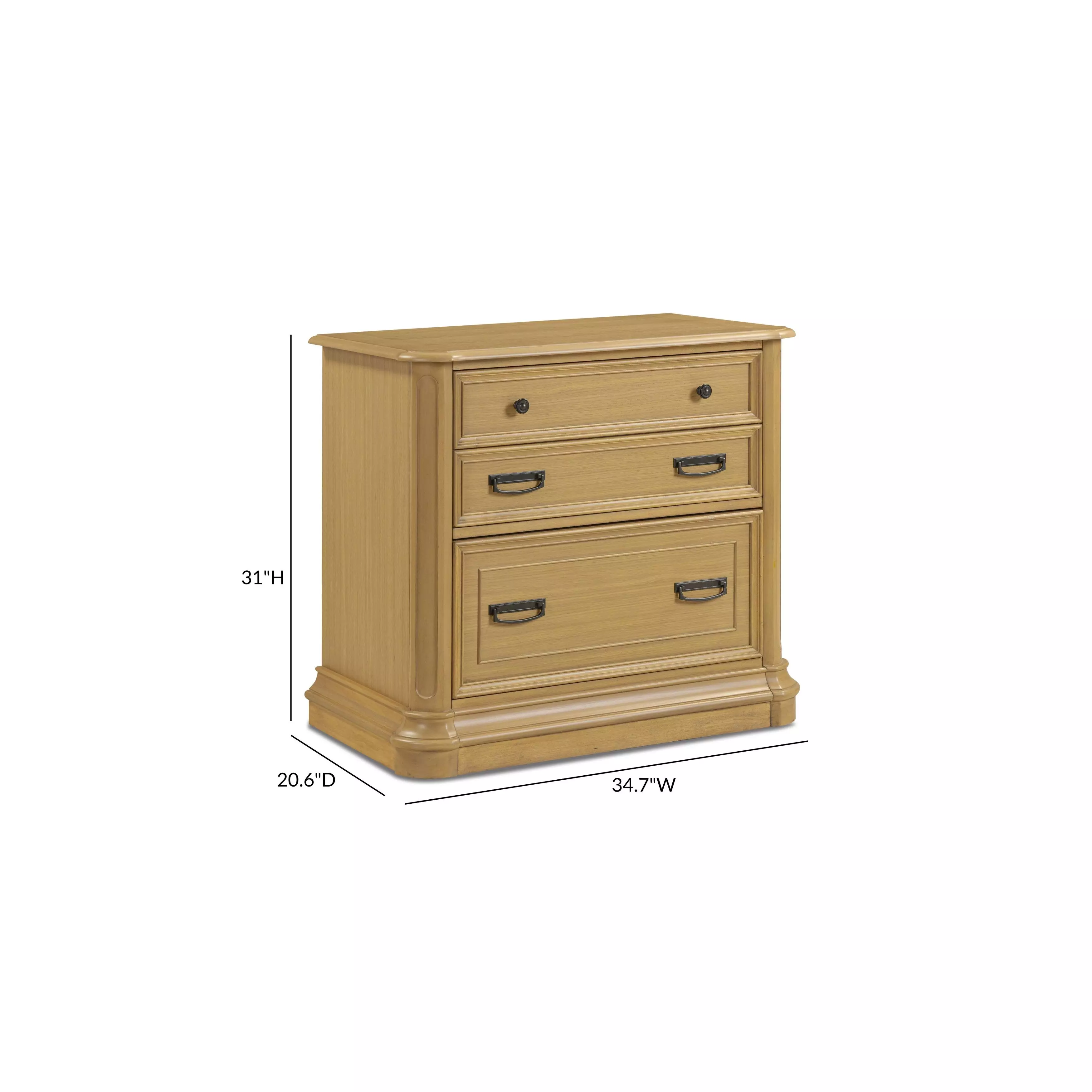 Winchester Natural Oak File Cabinet