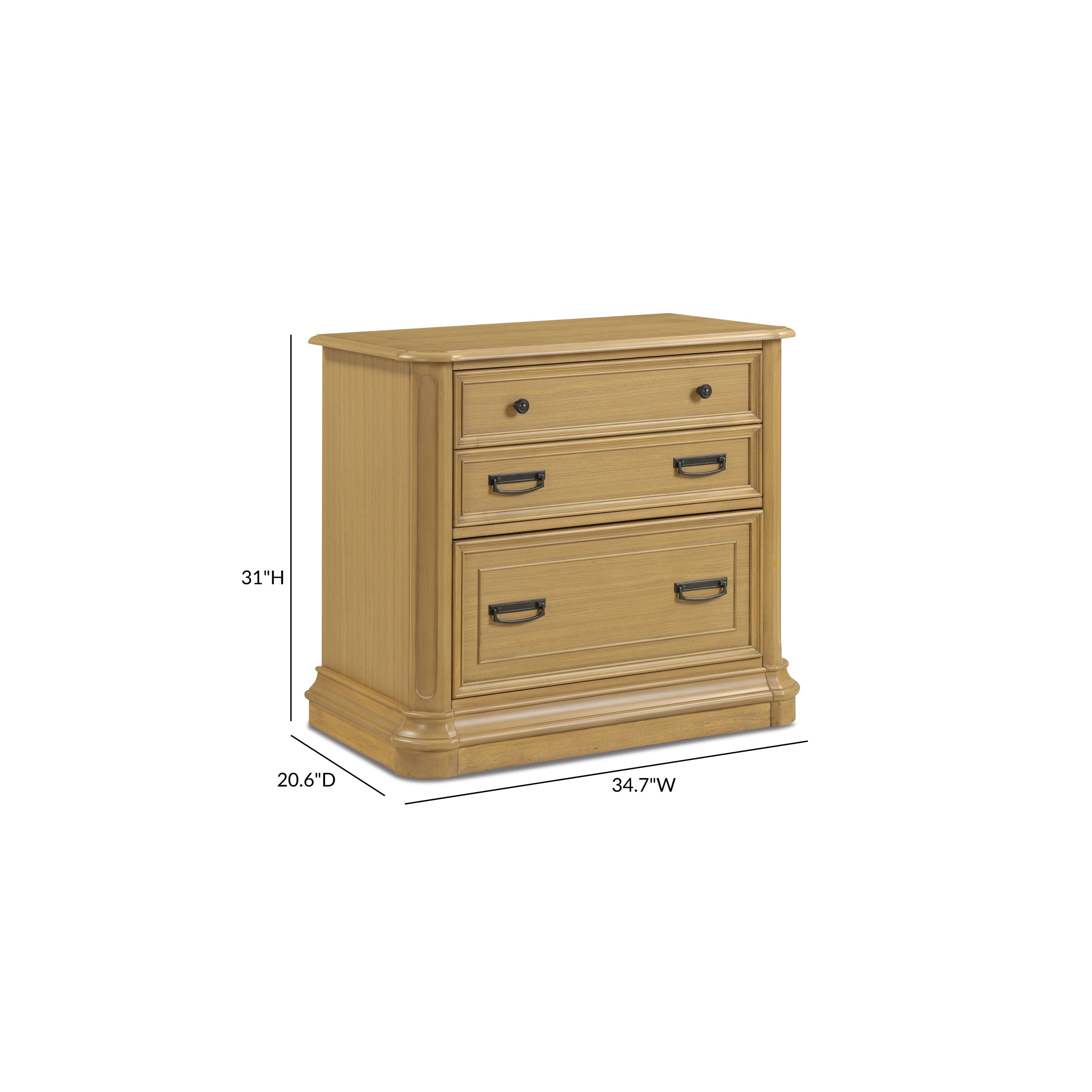 Winchester Natural Oak File Cabinet