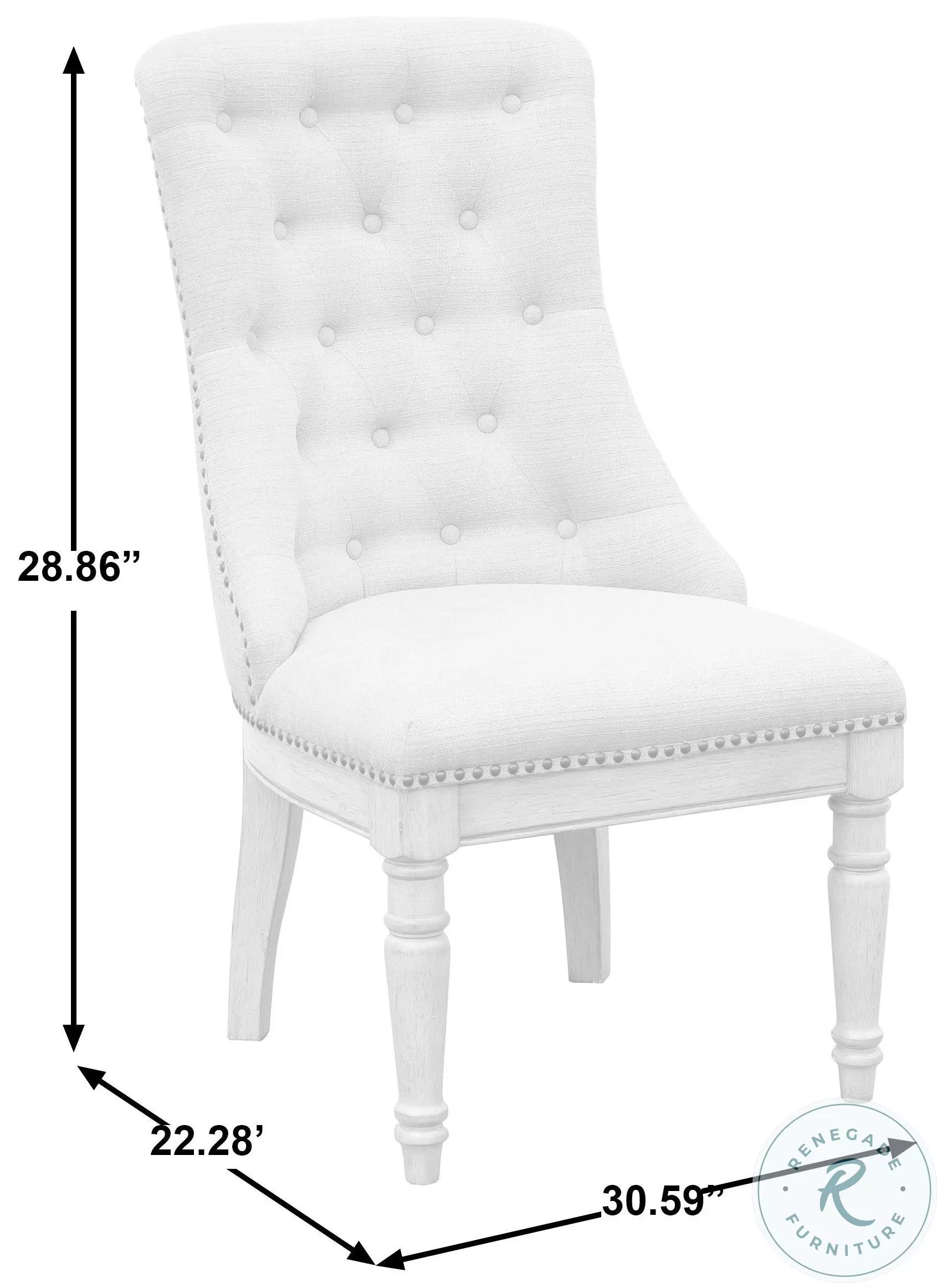 Jefferson Crest Beige Host Chair Set of 2