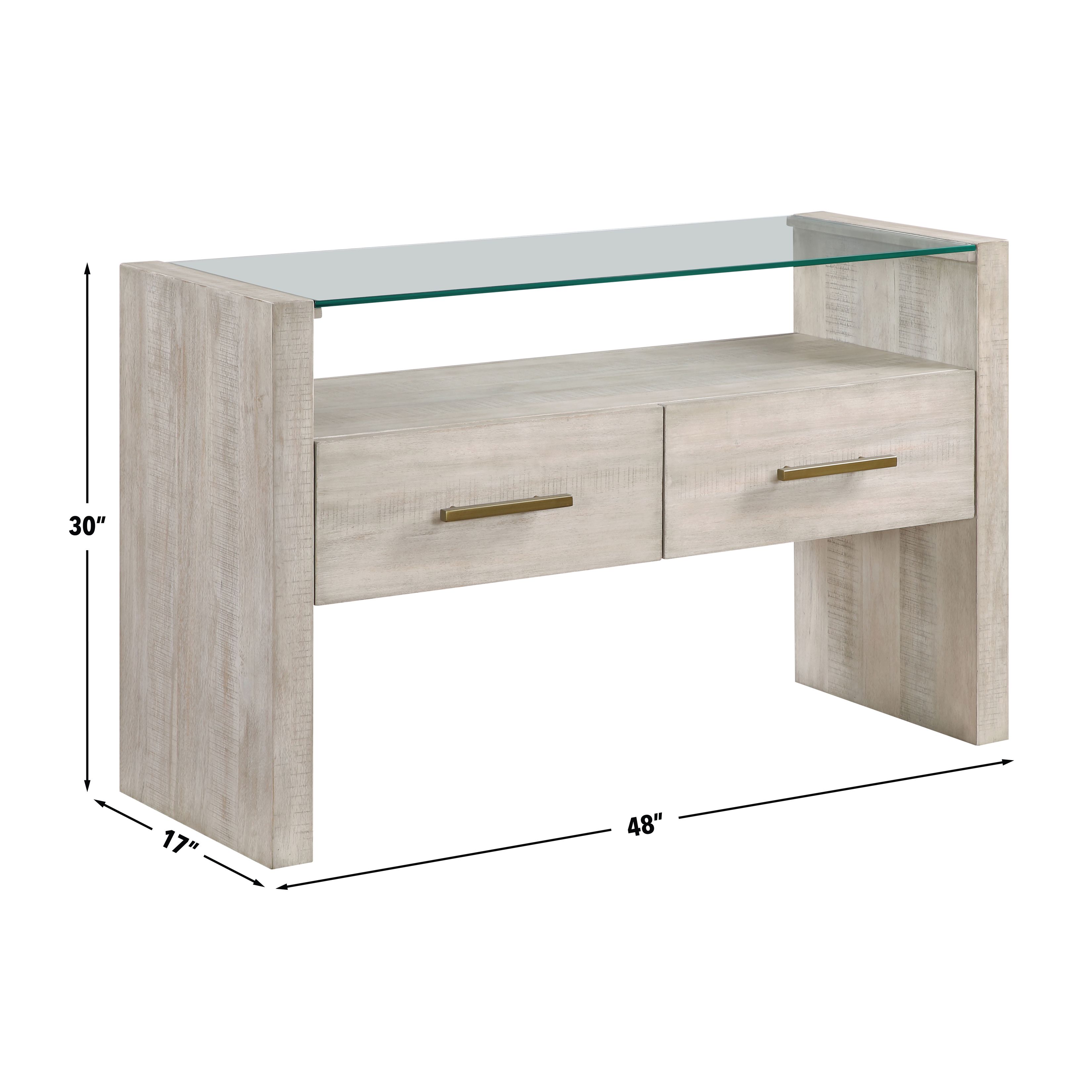 Garland Blonde Rectangular Sofa Table