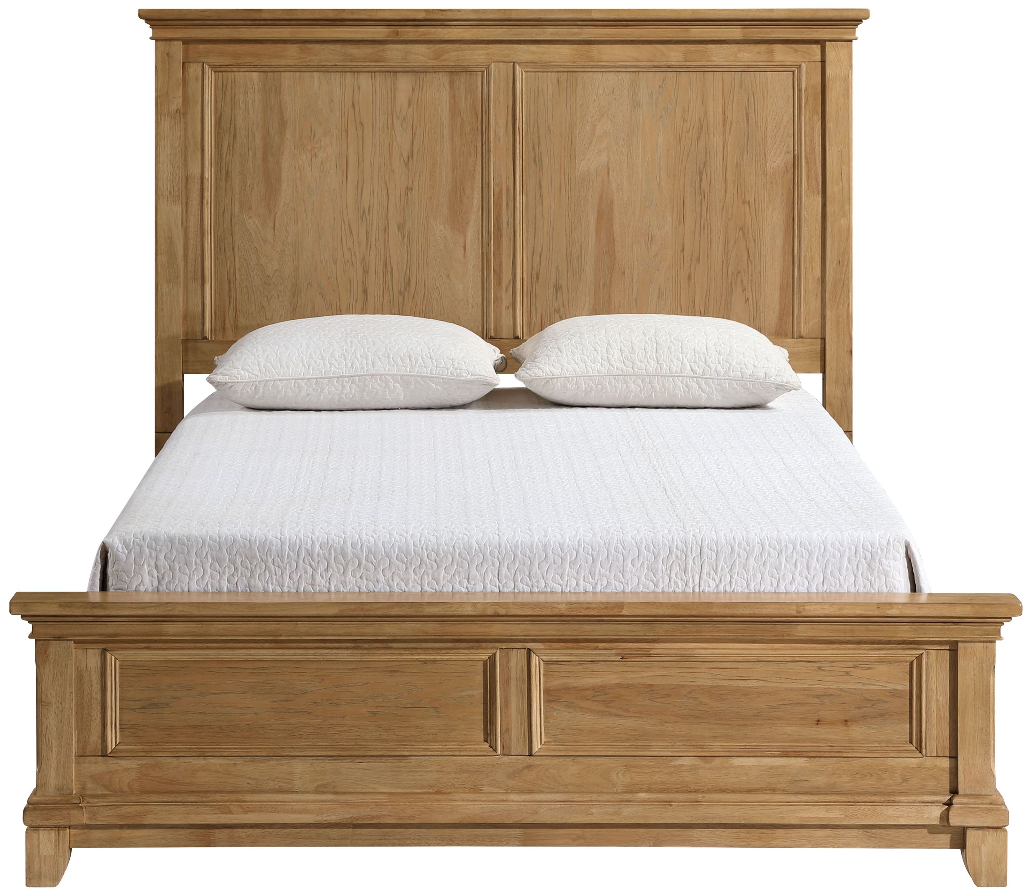 Sunstone Honey Brown Queen Panel Bed from New Classic | Coleman