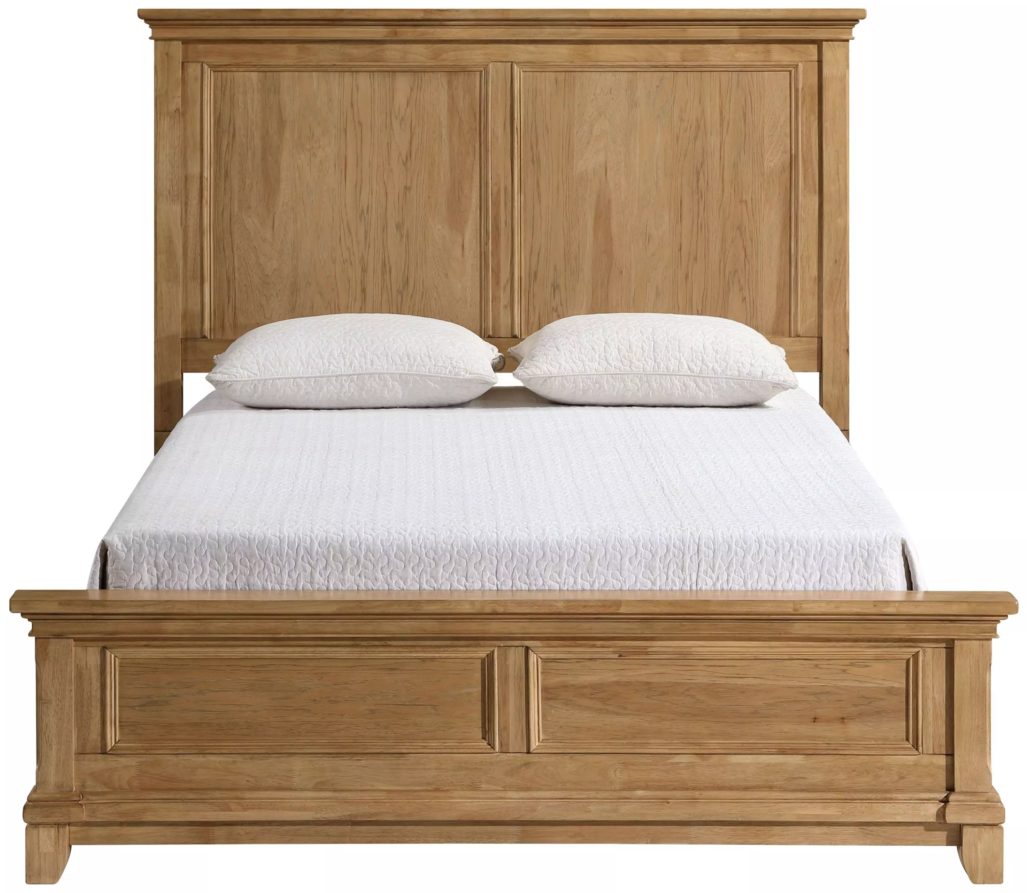 Sunstone Honey Brown Queen Panel Bed from New Classic | Coleman