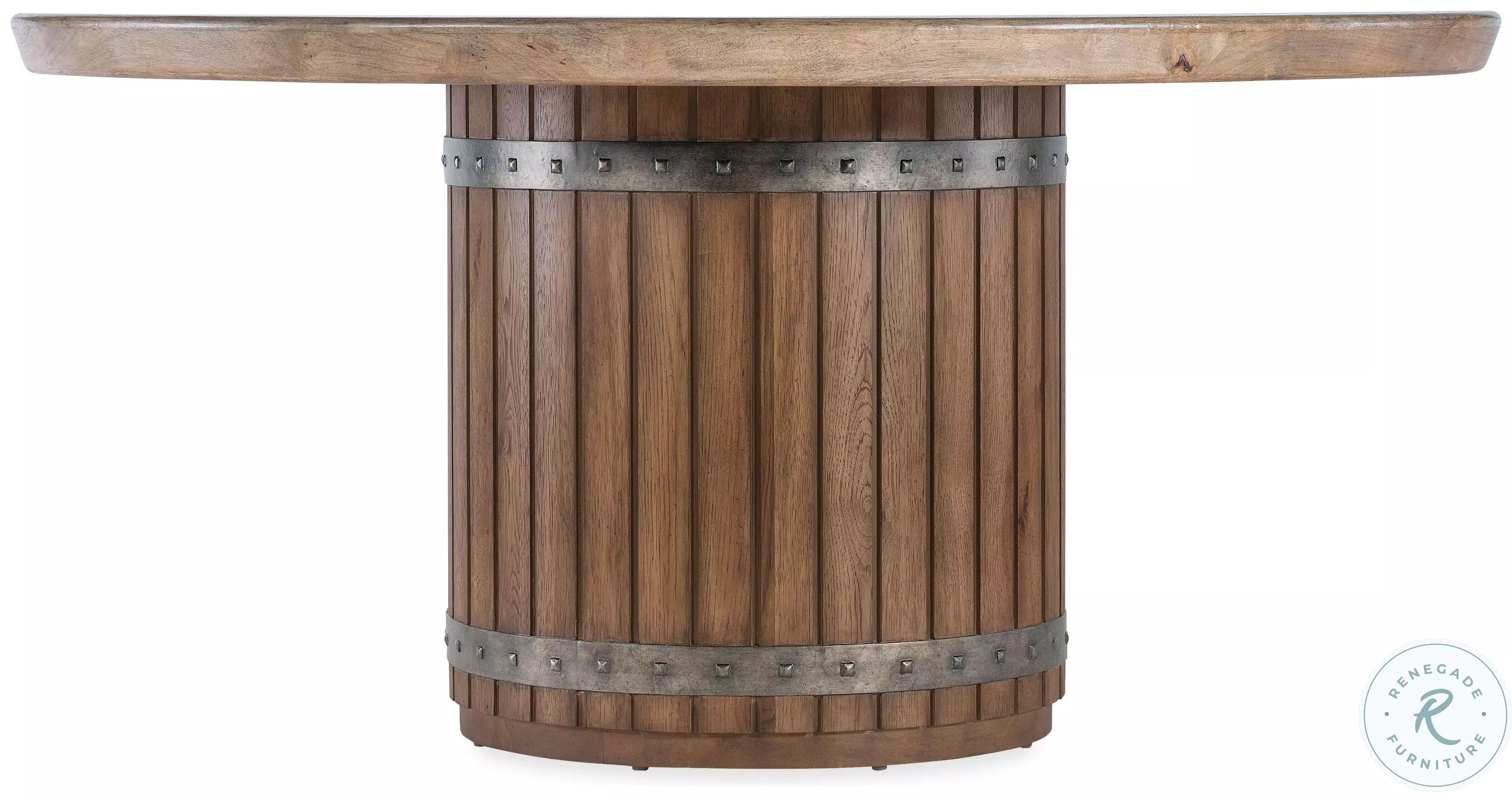 Orchard Hill Row Sonoma And Napa Round Dining Table From Hawthorne Living | Coleman Furniture