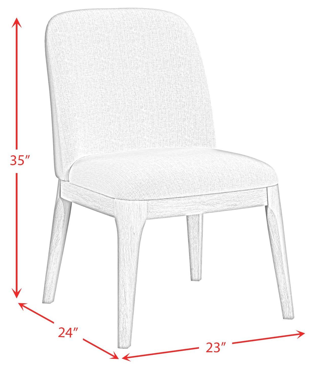 Camelot Gray and Black Upholstered Dining Side Chair Set of 2