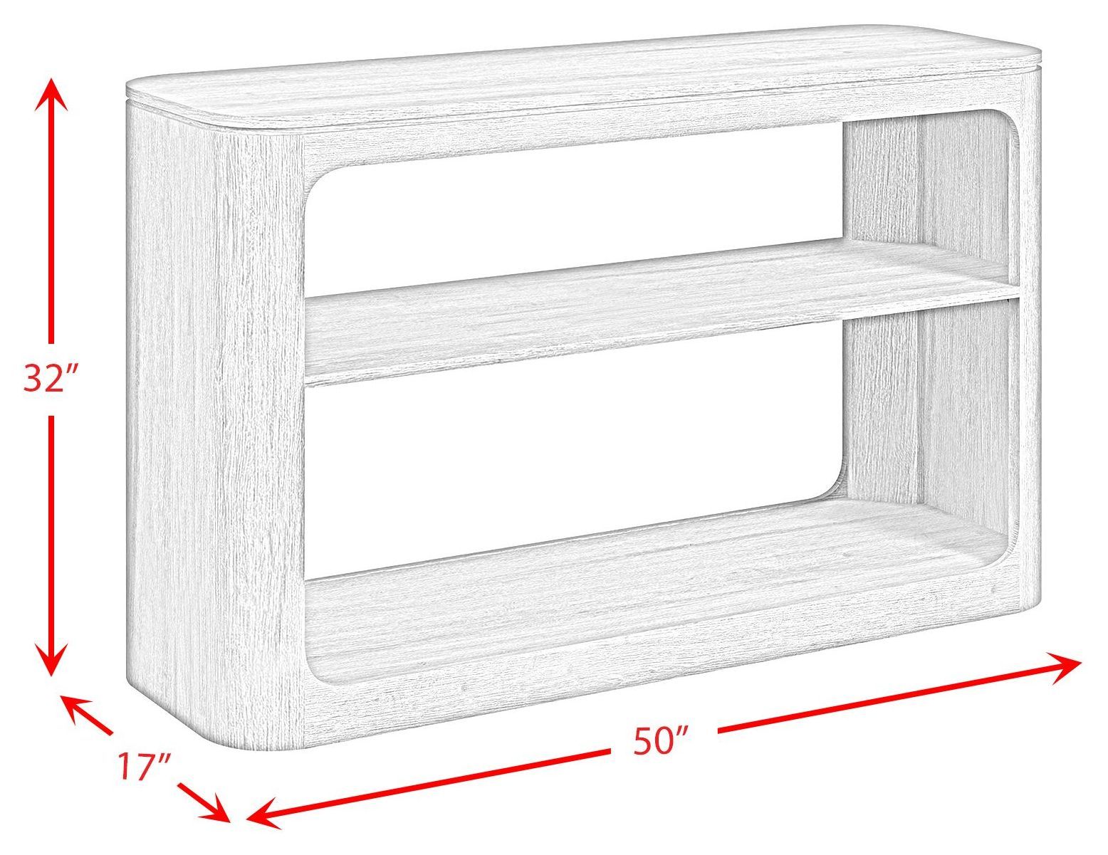 Camelot Black Rectangular Sofa Table