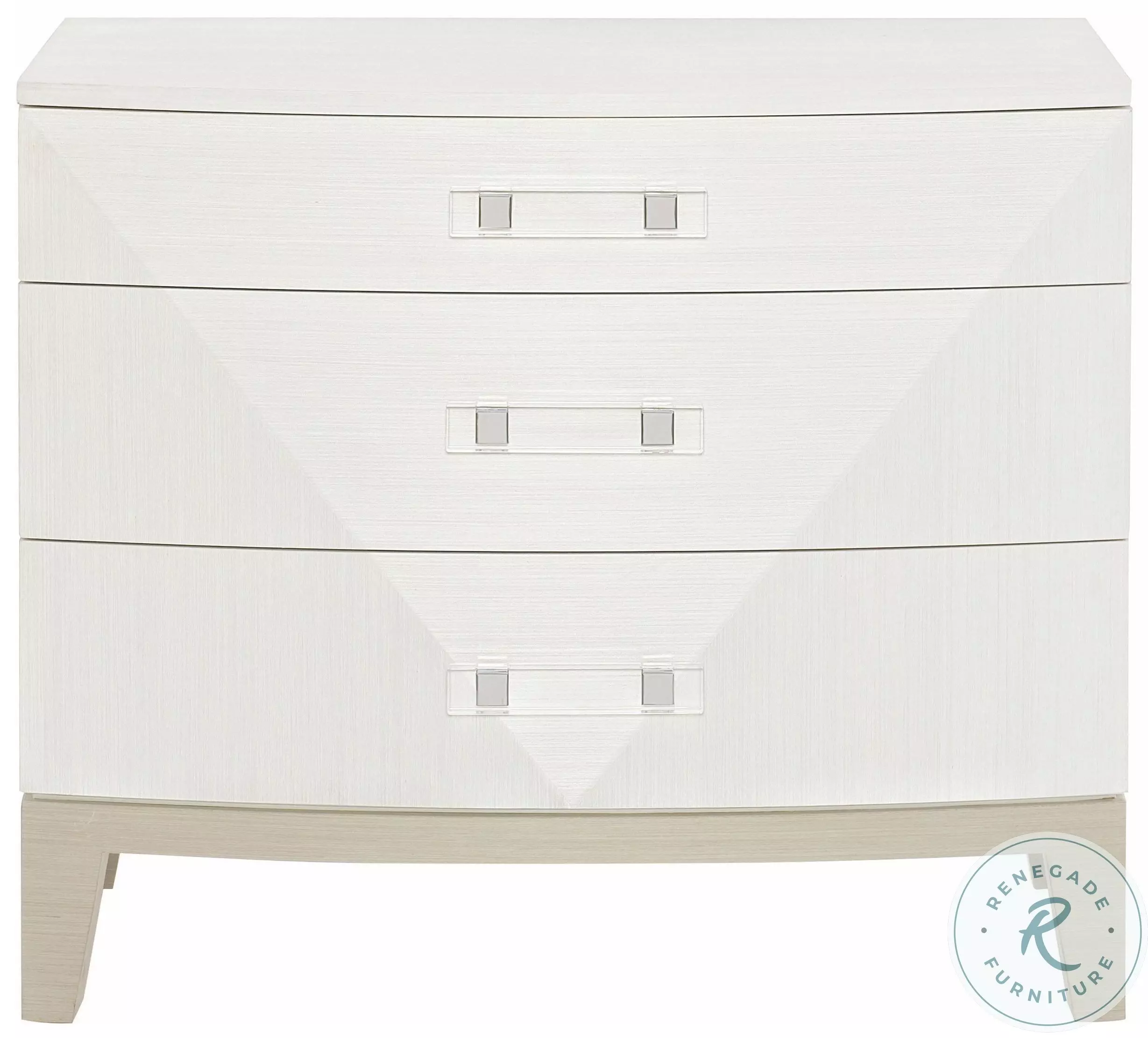 Axiom Linear Gray Drawer Nightstand from Bernhardt Furniture