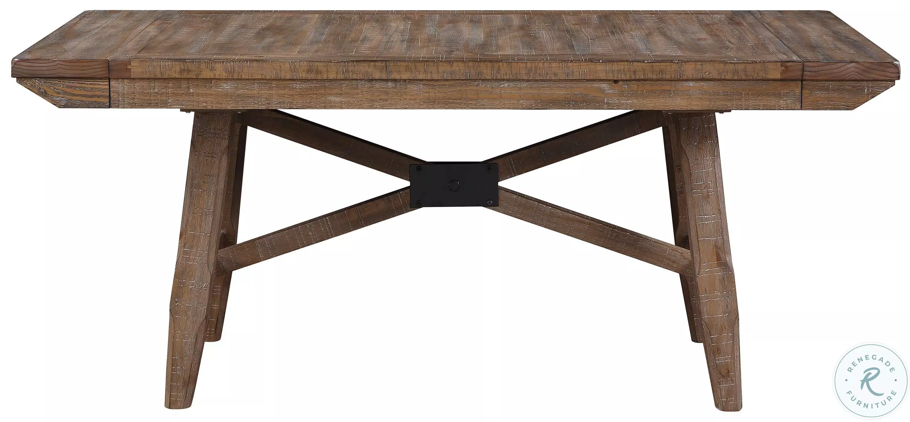 Riverdale Driftwood Extendable Dining Table From Steve