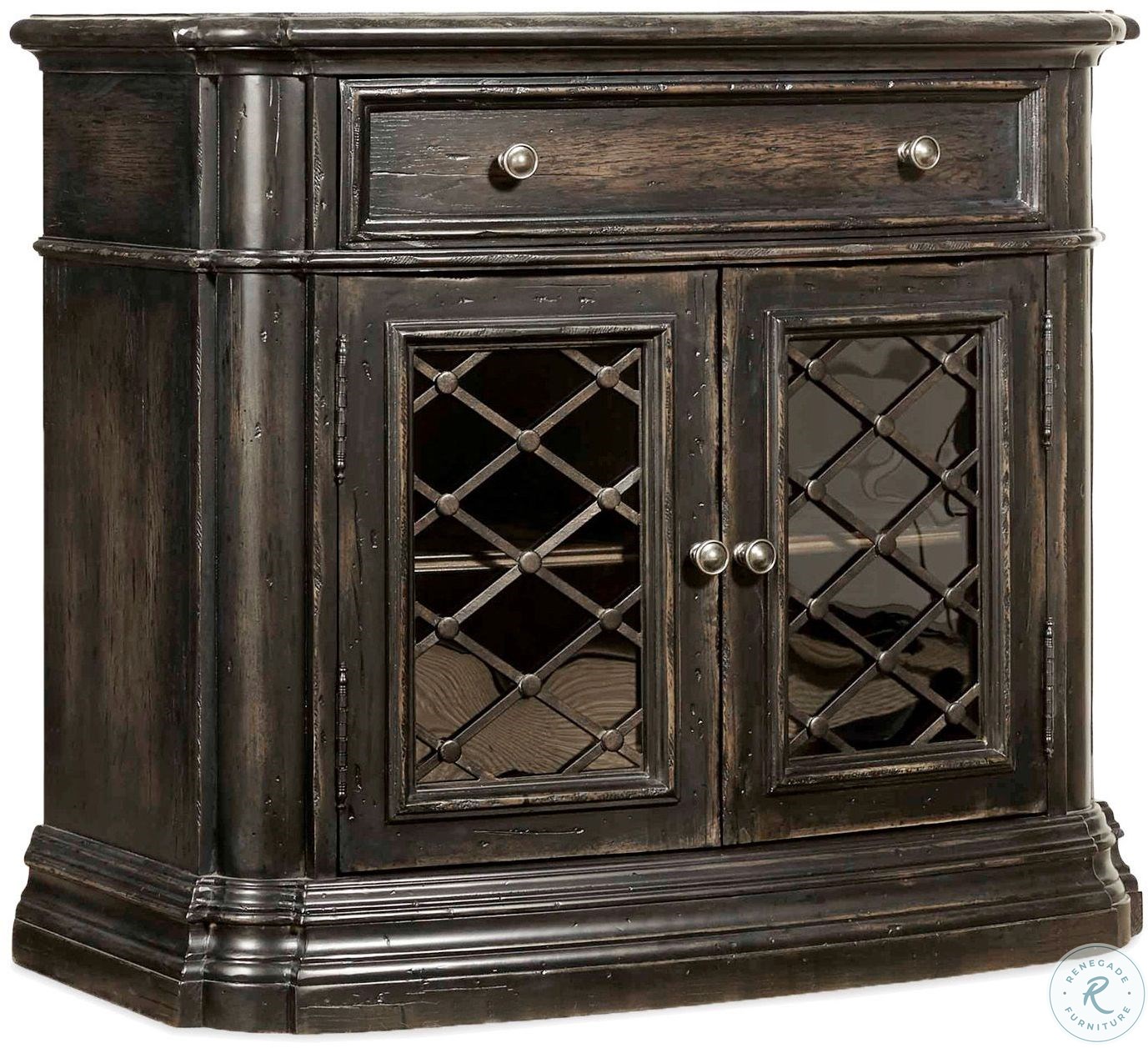 Auberose Soft Charcoal 2 Door Nightstand From Hooker Homegallerystore Com 1595 90016a Ltbk