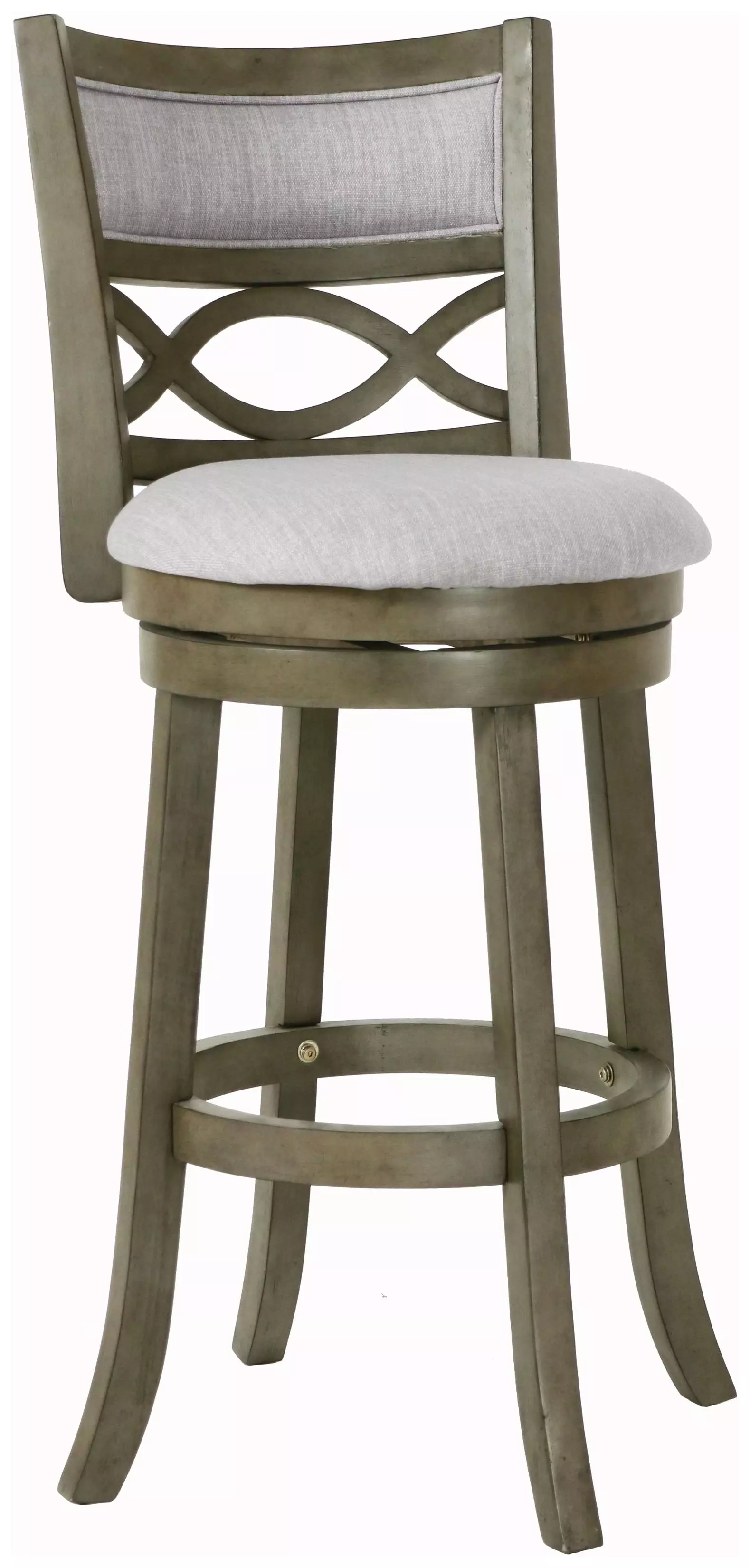 New Classic Furniture Manchester 29" Solid Wood Bar Stool - Grey