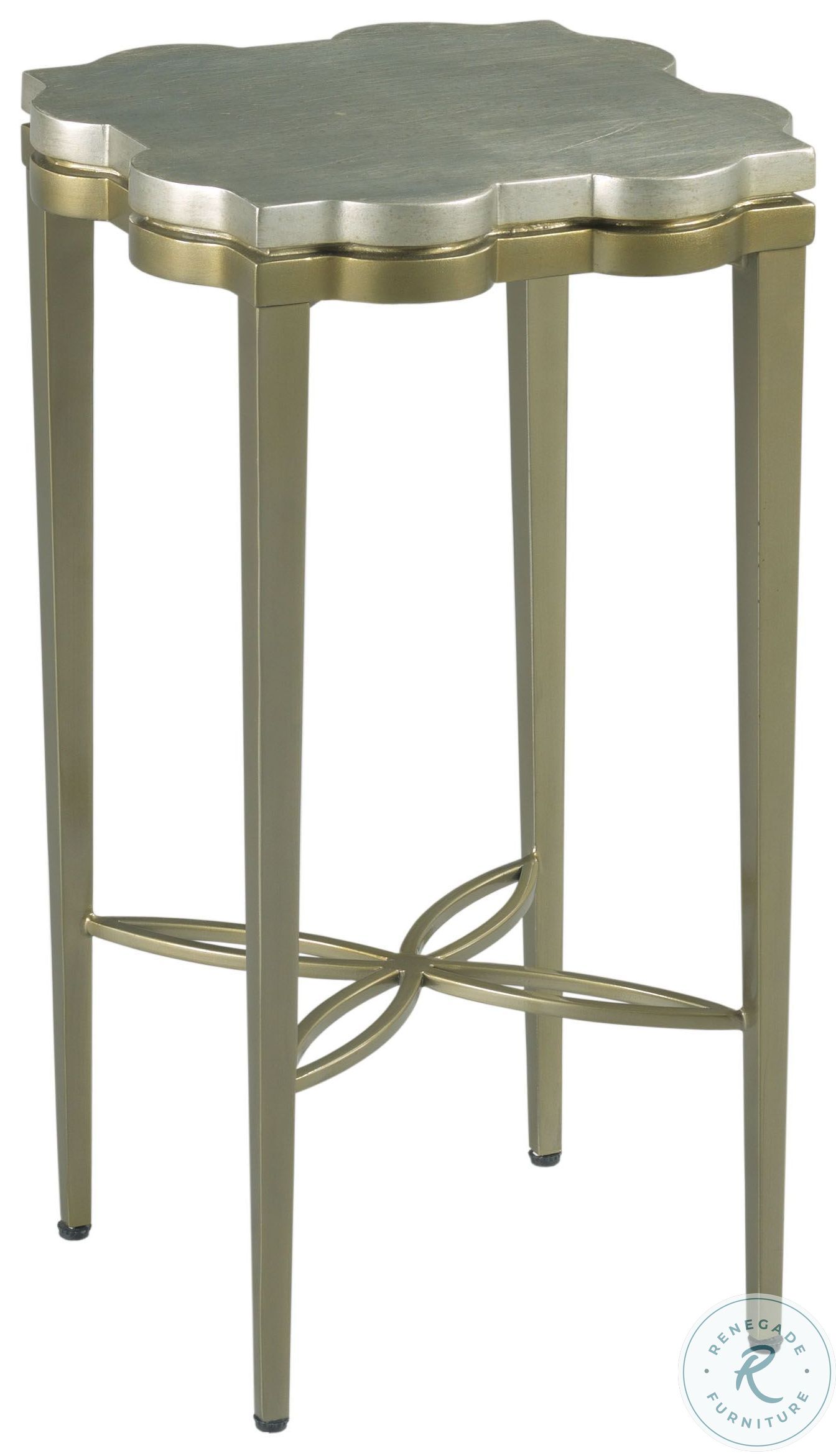 Hidden Treasures Gray And Gold Accent Table from Hammary Coleman Furniture