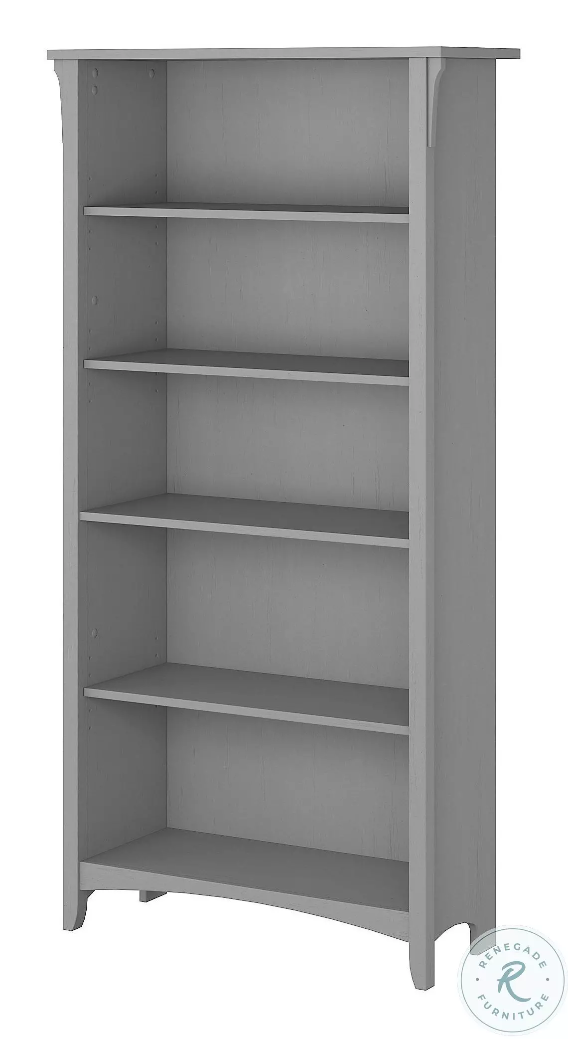Salinas Cape Cod Gray Shelf Bookcase From Home Gallery Stores