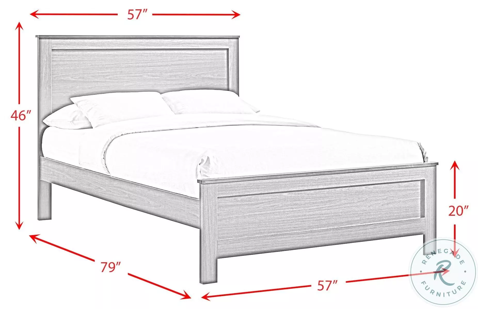 Santino Espresso Full Panel Bed