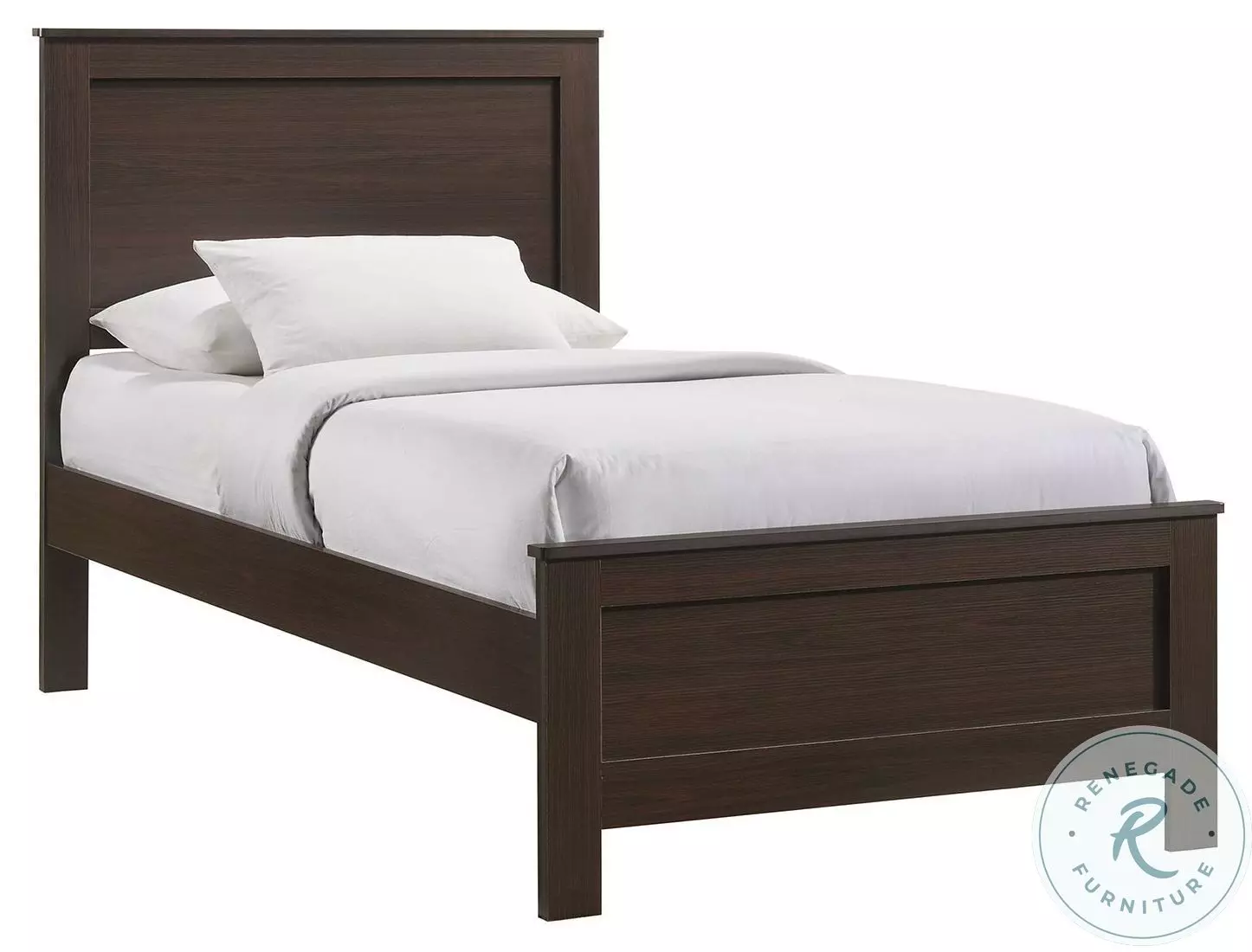 Santino Espresso Twin Panel Bed From Picket House Furnishings