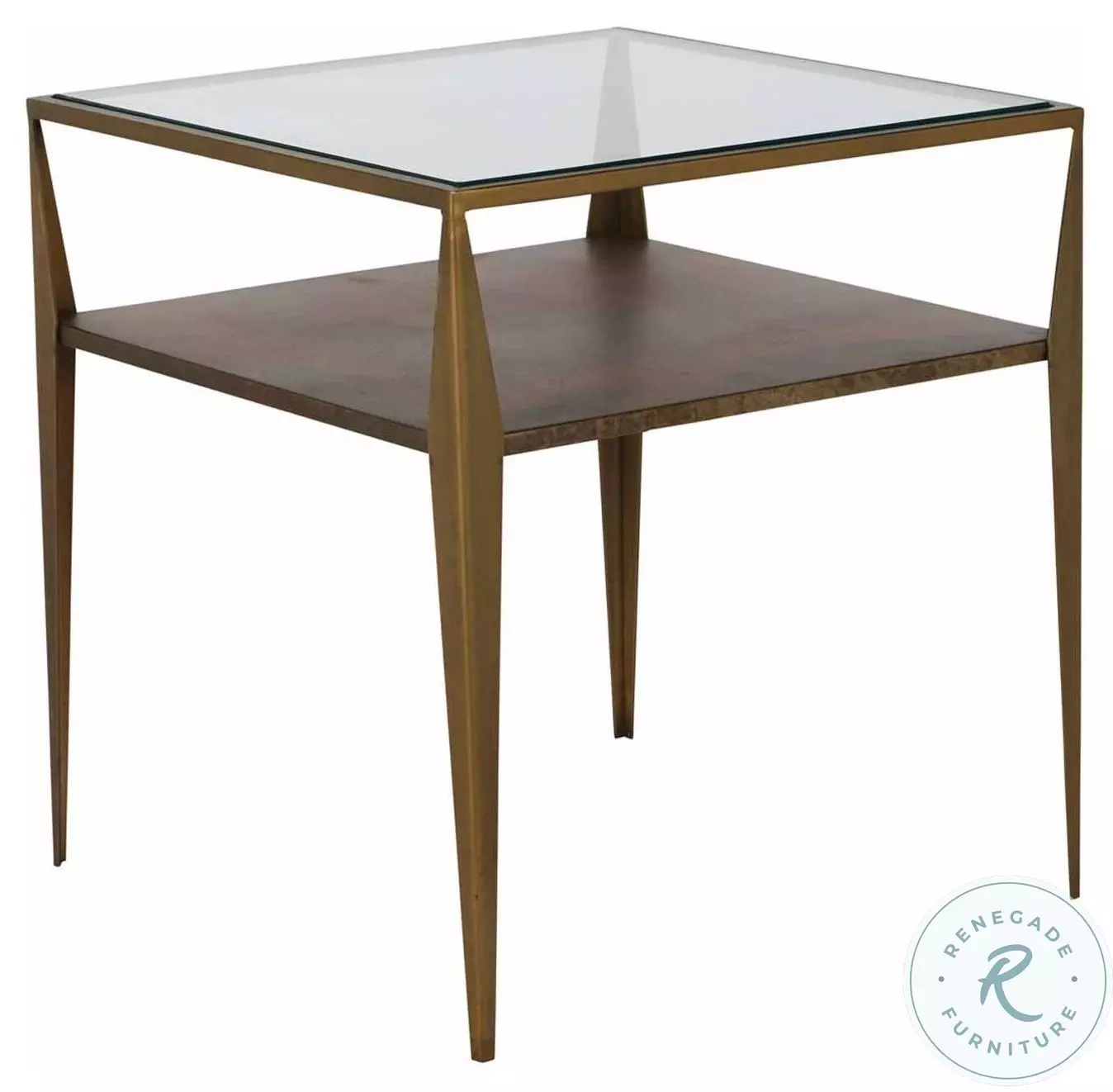 Winona Light Brass Side Table From Home Gallery Stores | Home