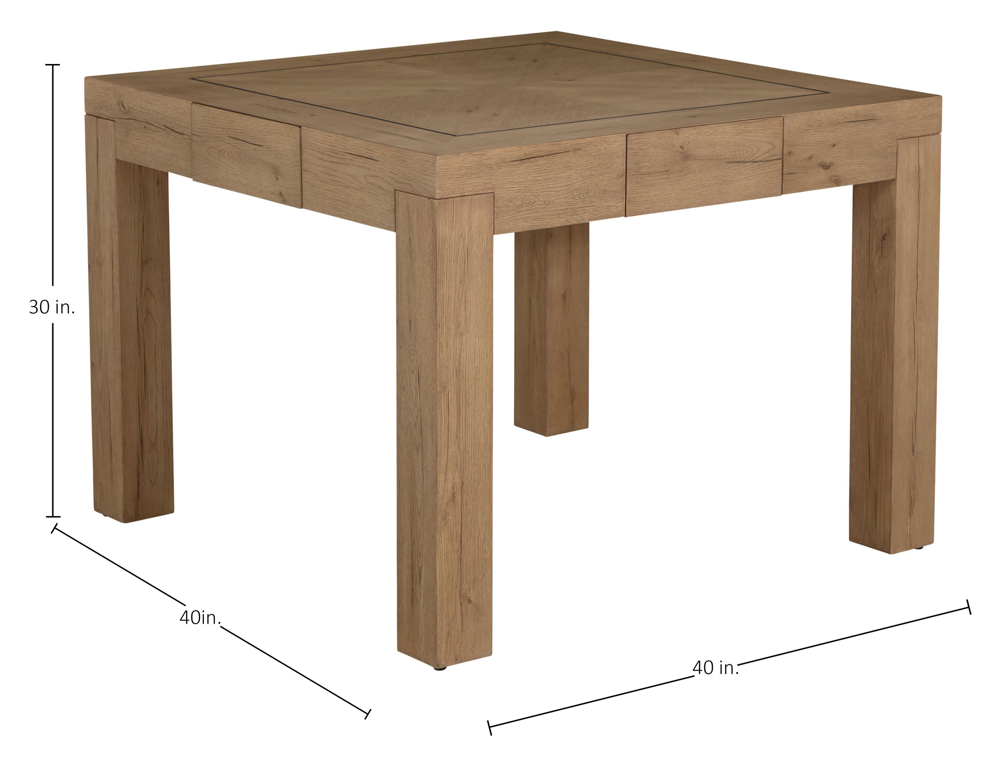 Highland Dawn 40" Square Dining Table