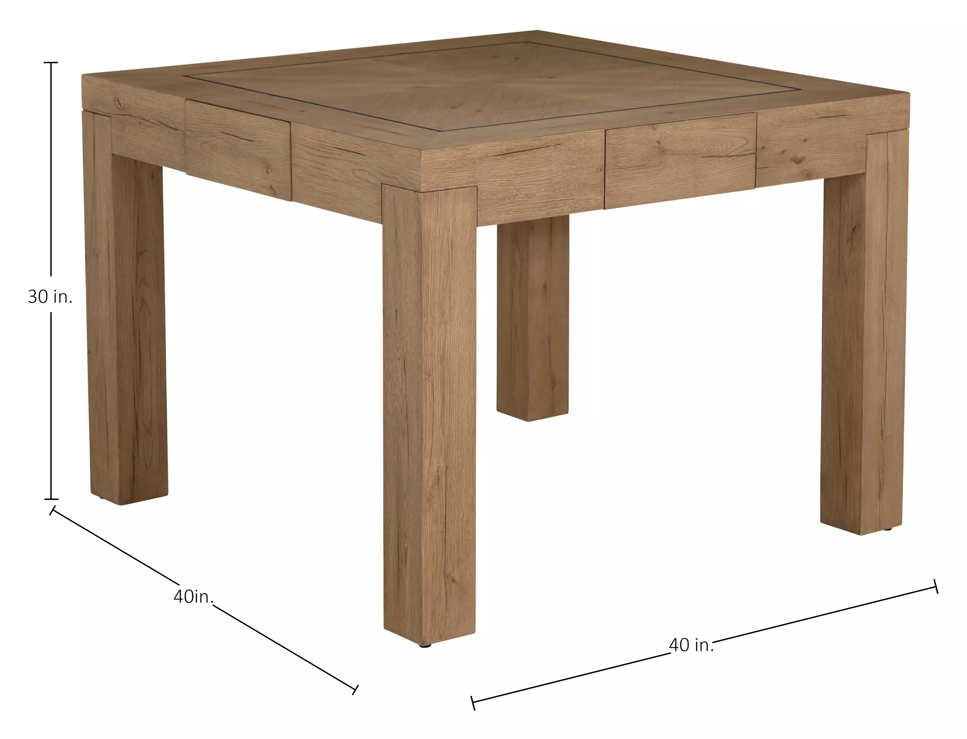 Highland Dawn 40" Square Dining Table