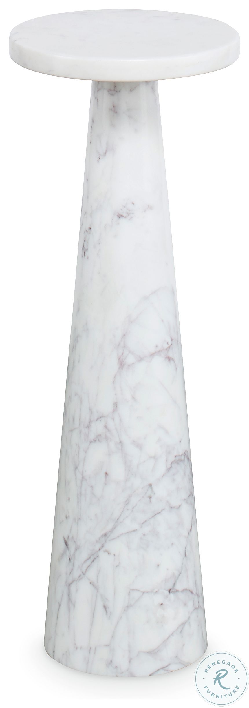 Rias White And Grey Round Accent Table From Century Furniture | Coleman ...