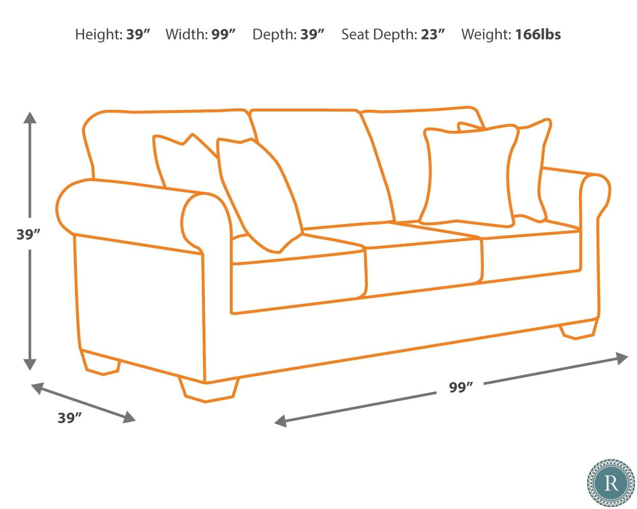 Banner Coffee Sofa From Ashley 5040438 Coleman Furniture
