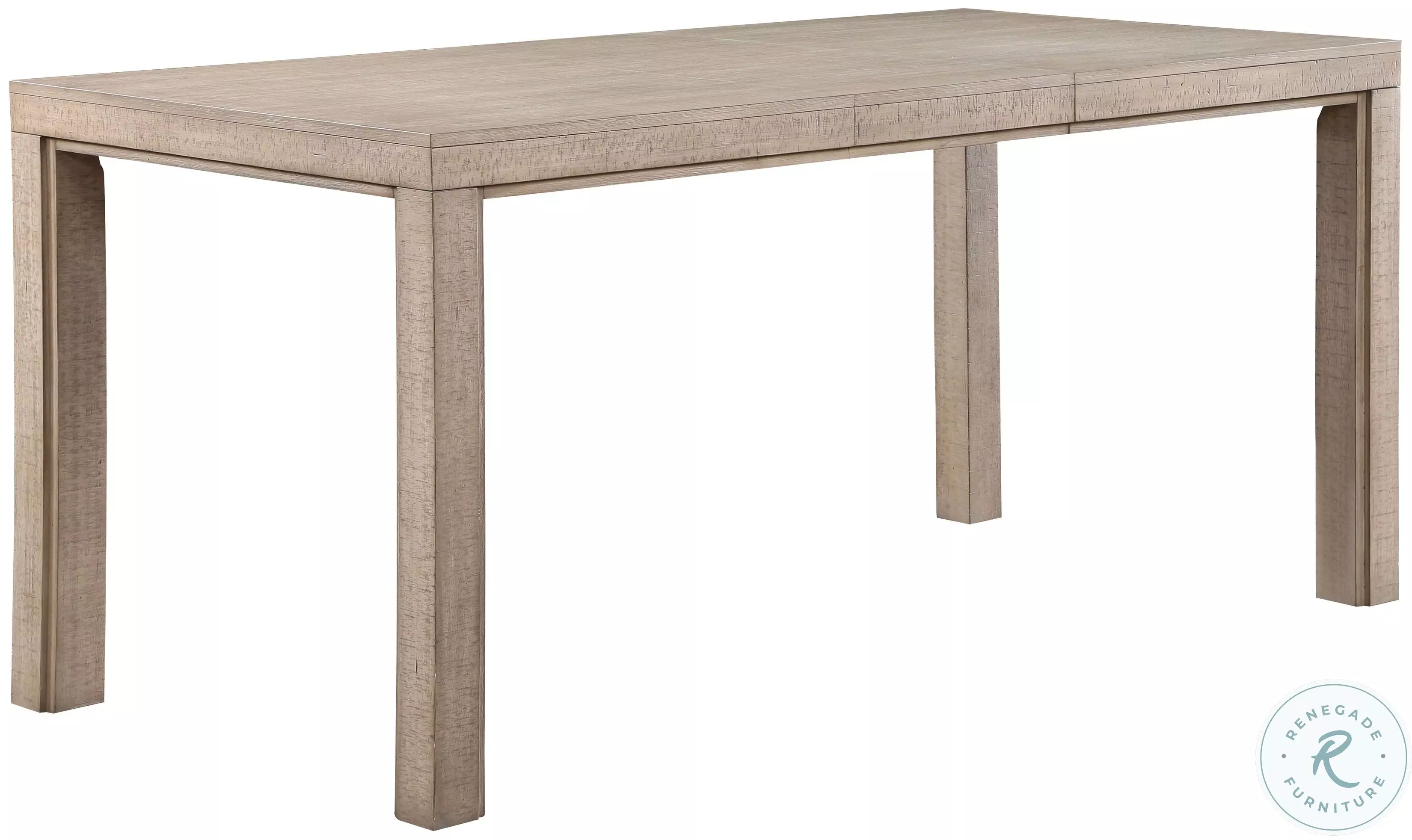 Spring Haven Light Crackle Gray Leg Extendable Counter