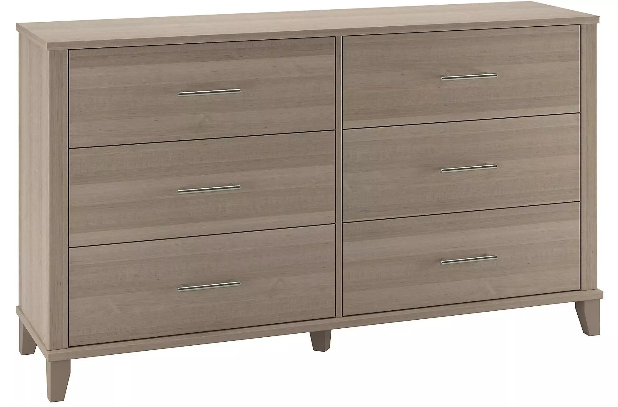 Somerset Ash Gray 6 Drawer Dresser From Home Gallery Stores