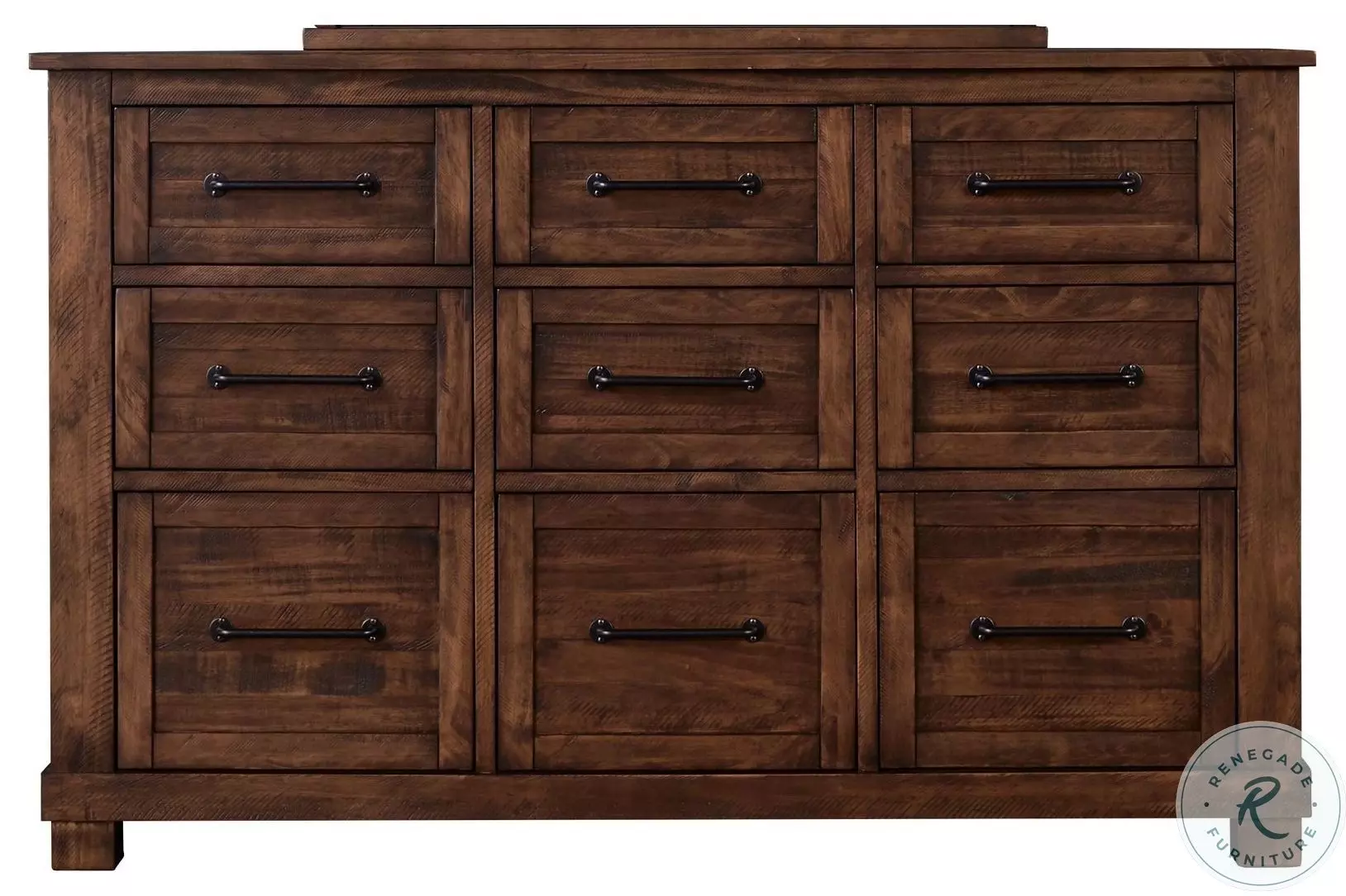 Sun Valley Rustic Timber 9 Drawer Dresser from A-America | Coleman
