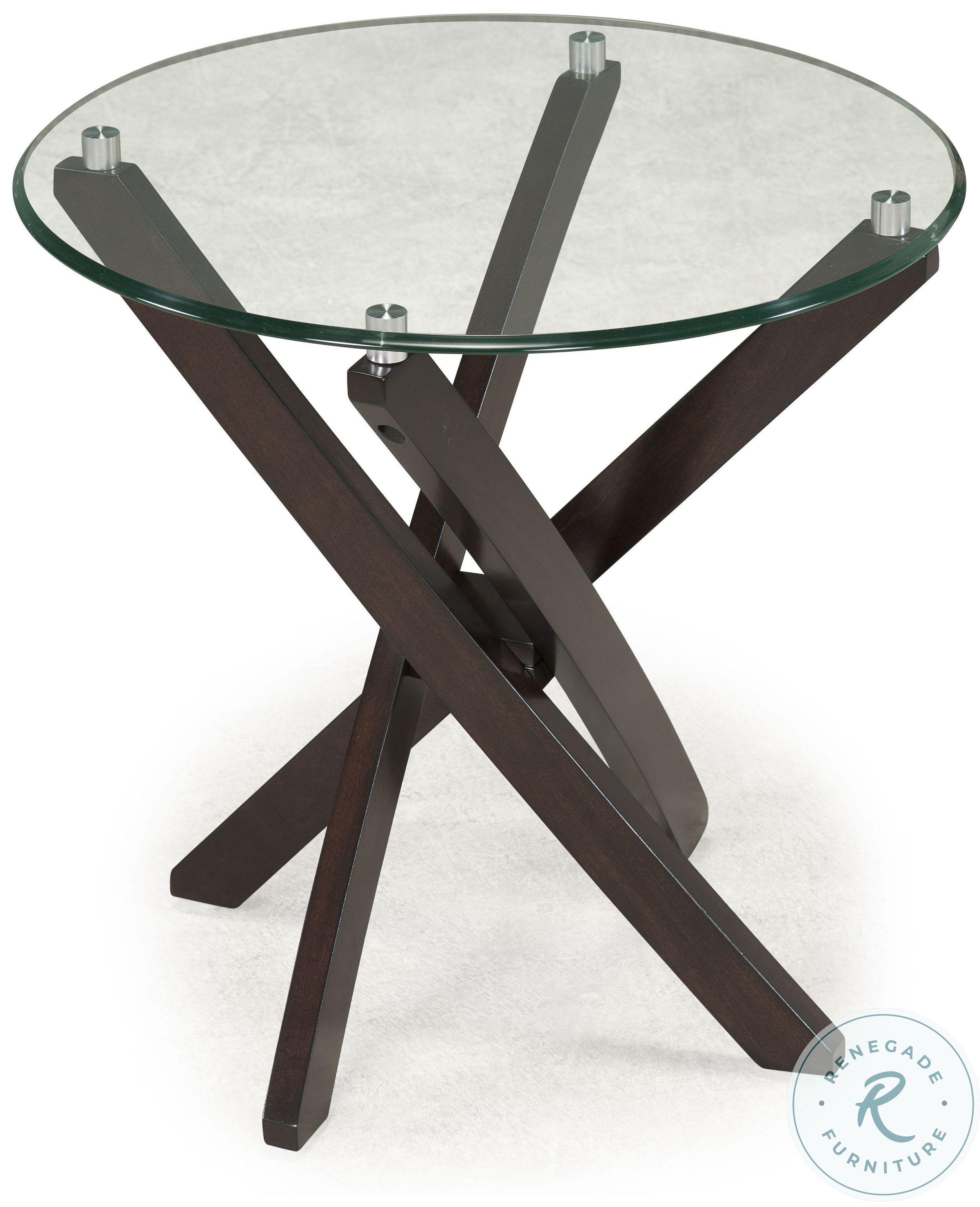 Xenia Round End Table from Magnussen Home (T218405T05B) Coleman